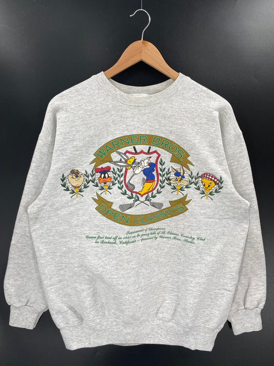 1991' LOONEY TUNES GOLF Made in USA Size L Sweat-shirt / A5268