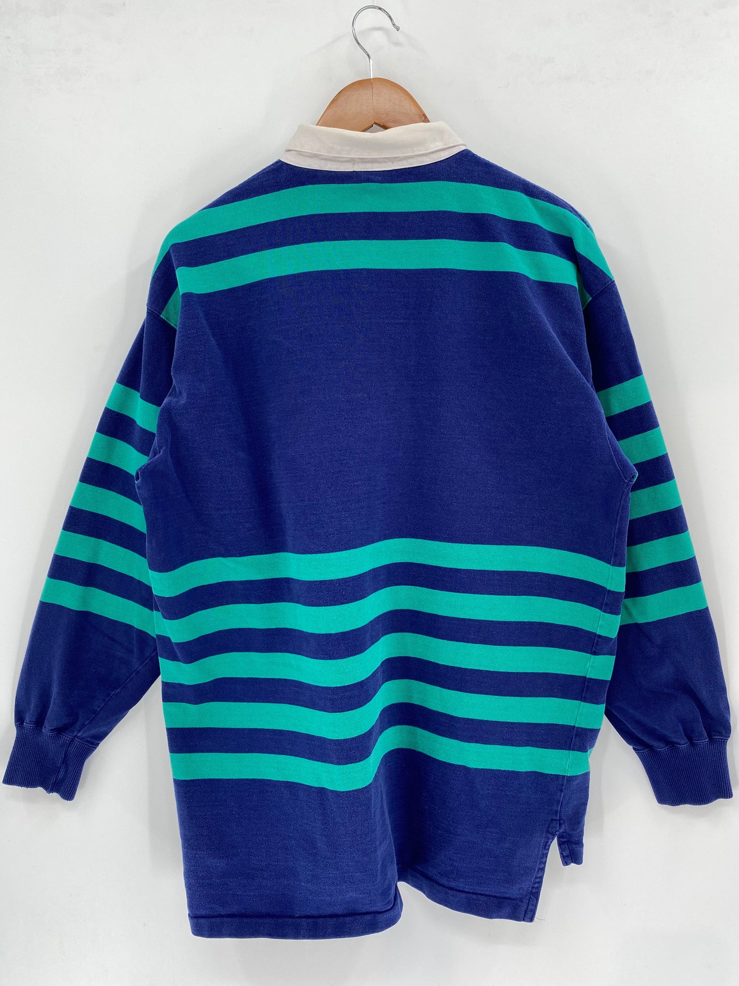 .90's LACOSTE Size XL Vintage Rugby-Shirt / E2915R