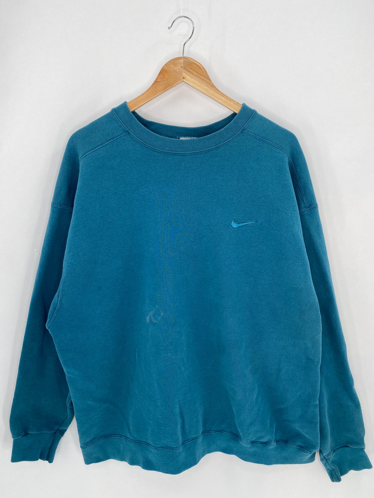 90’s NIKE Mini Swoosh Made in USA Size XL Vintage Sweat-shirt / 7063