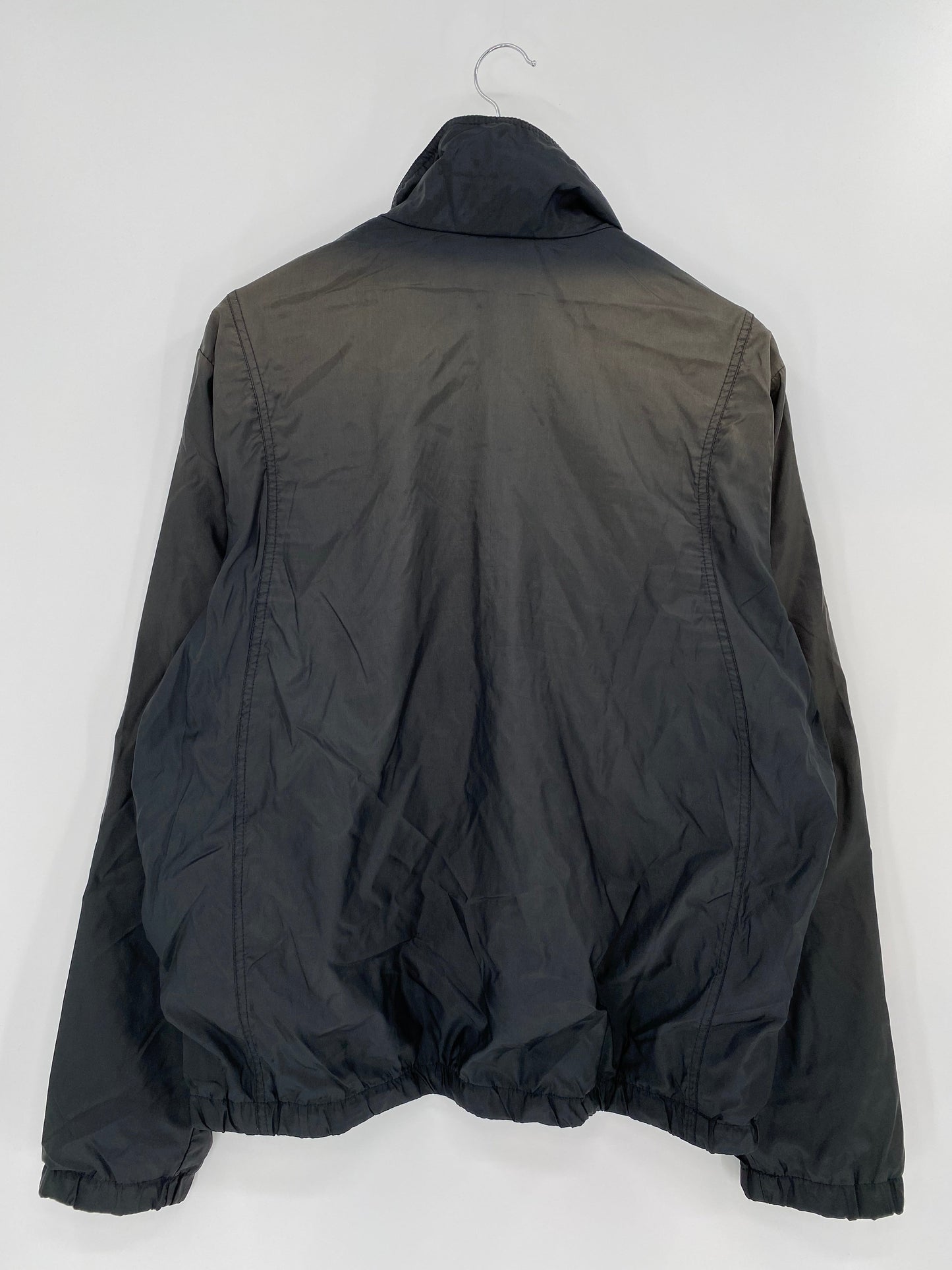 90's NIKE Silver tag Size L Vintage Zip up Nylon-Jacket/ A843
