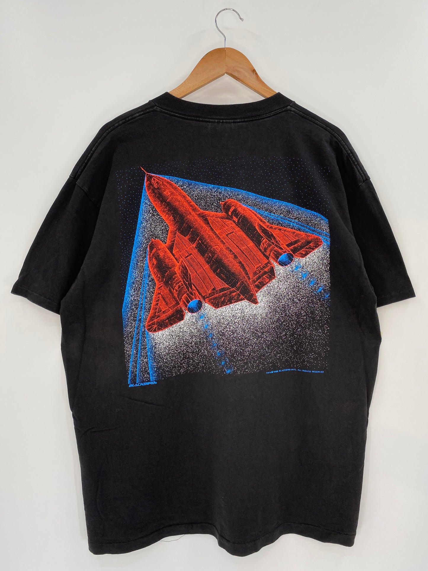 1988' SR-71 BLACKBIRD Made in USA Size XL Vintage T-Shirt / k900