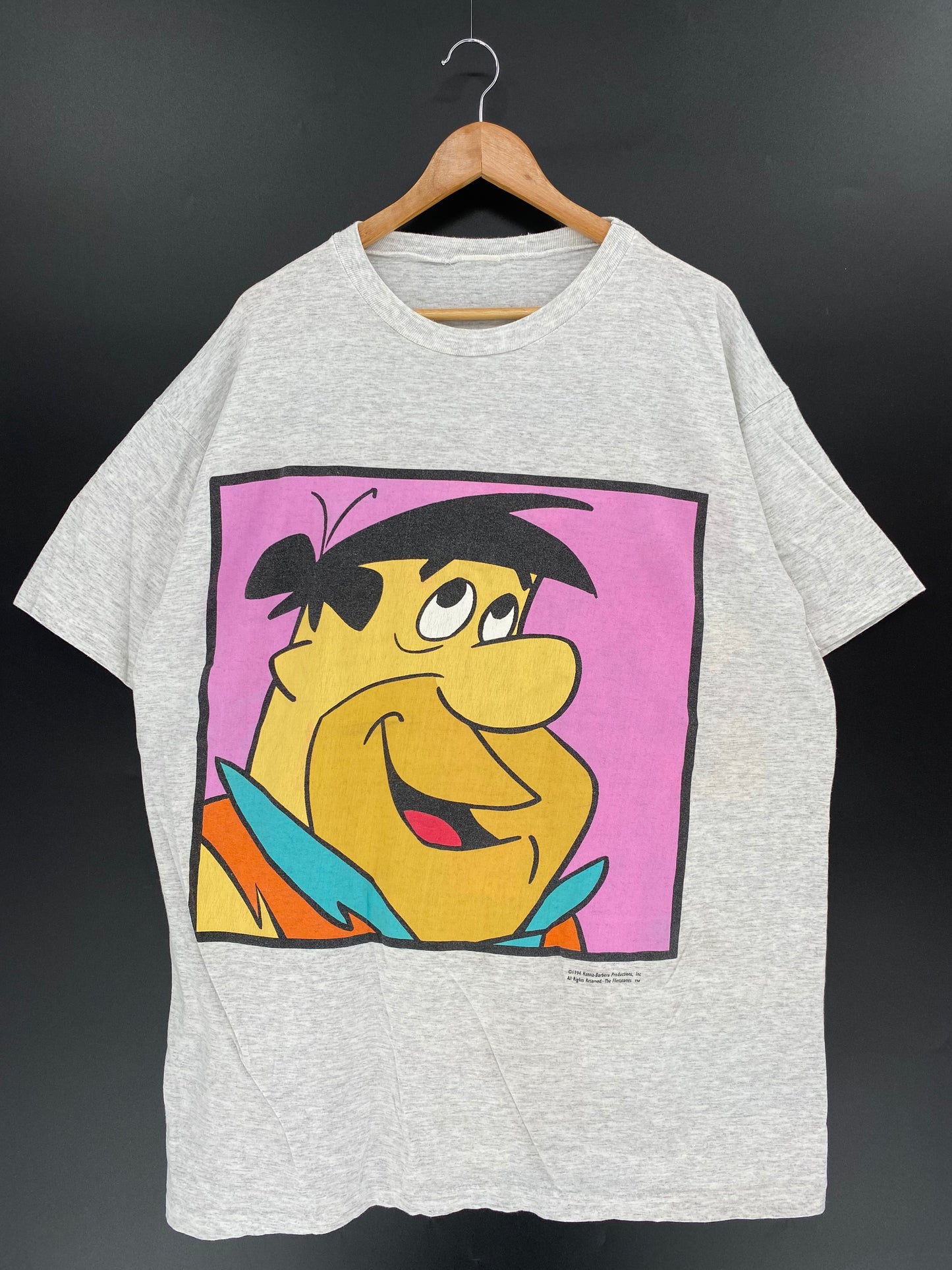 1994 THE FLINT STONE Size No Tag (Approx.XXXL) Vintage T-shirt / K401