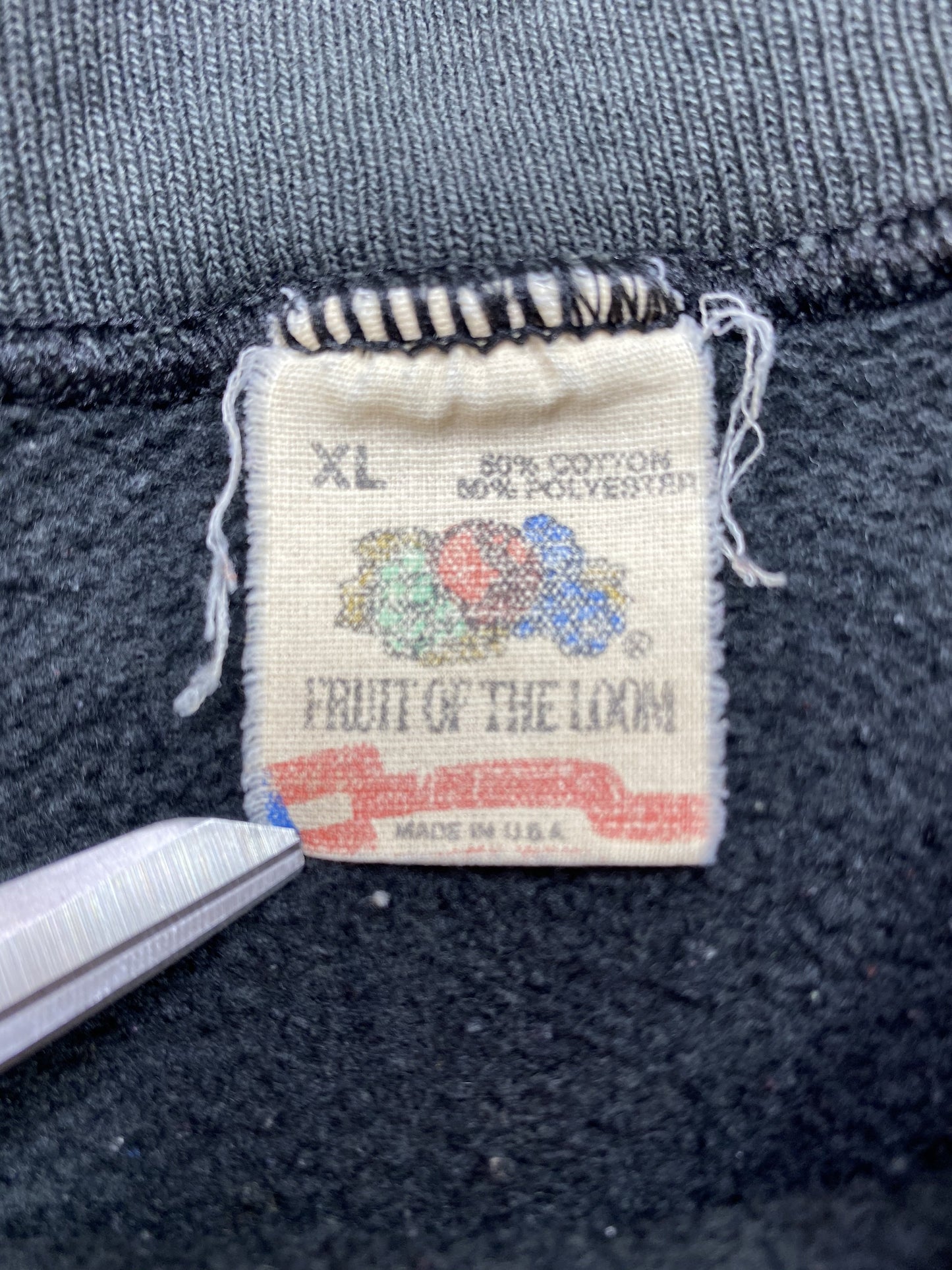 1989 3D Emblem Harley Davidson Made in USA Size XL Vintage Sweat-Shirt / K4896