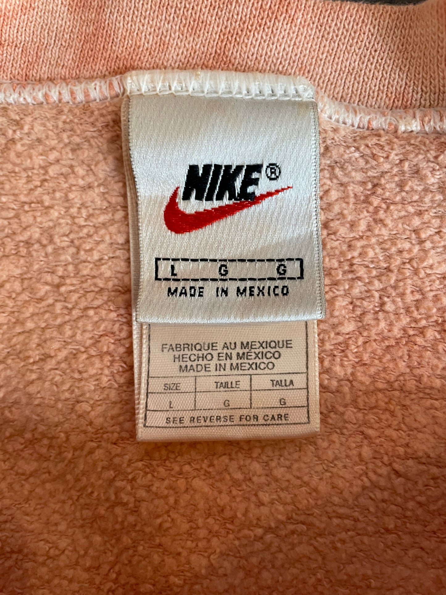 90’s NIKE MINI SWOOSH Tie Dye Size L Vintage Sweat-shirt / K78