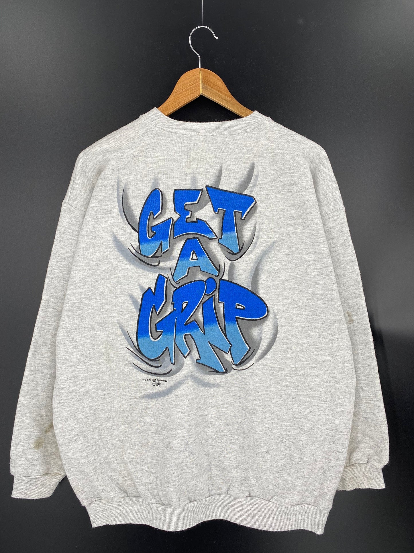 1995 LOONEY TUNES Made in USA Size XL Vintage Sweat-shirt / A8971