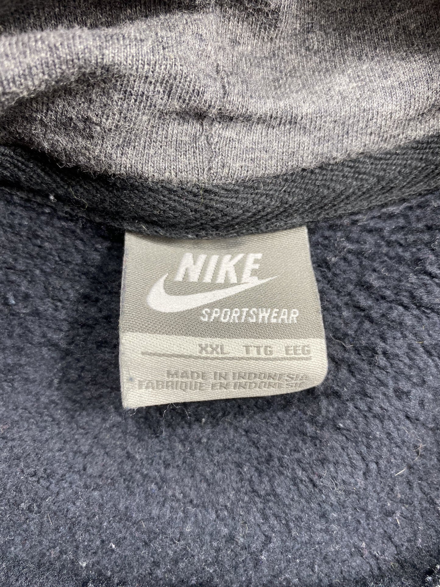 00’ NIKE Mini Swoosh Size XXL Vintage Hoodie Sweat-shirt / K6047