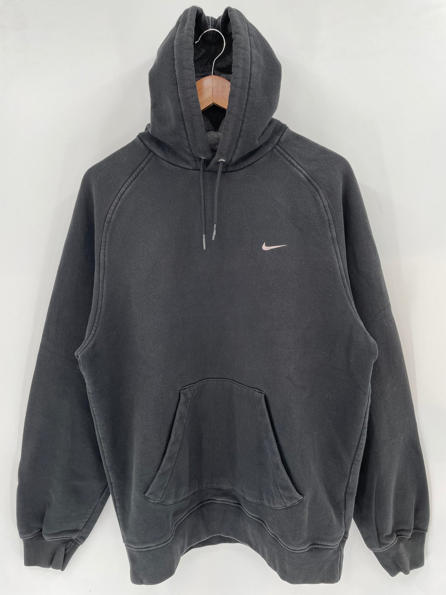 00’ NIKE MINI SWOOSH Size M Hoodie Sweat-Shirt / K3585