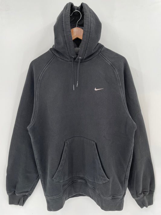 00’ NIKE MINI SWOOSH Size M Hoodie Sweat-Shirt / K3585