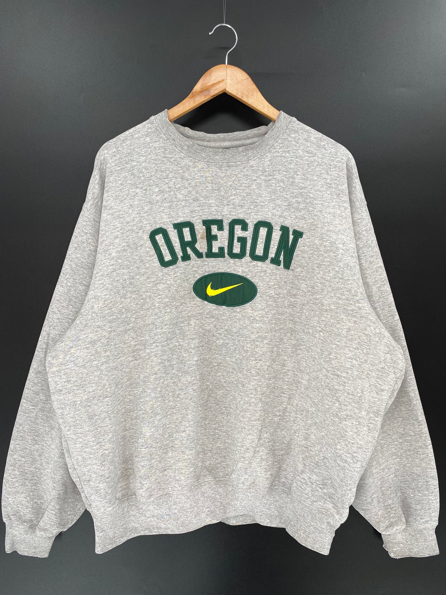 00’ NIKE OREGON Size L Vintage Sweat-Shirt / K689