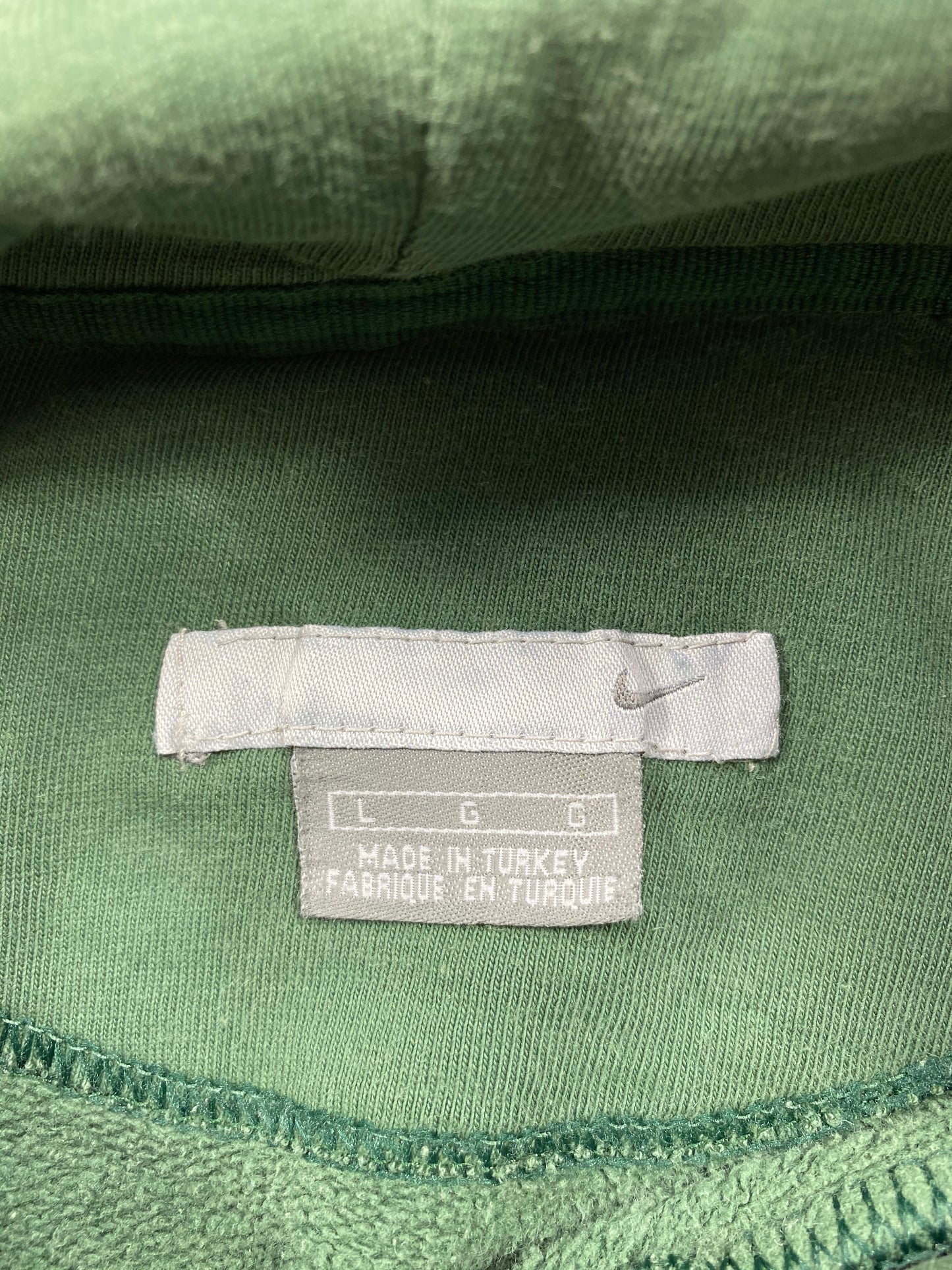 00’ NIKE Mini Swoosh Size L Vintage Hoodie Sweat - Shirts / 5884