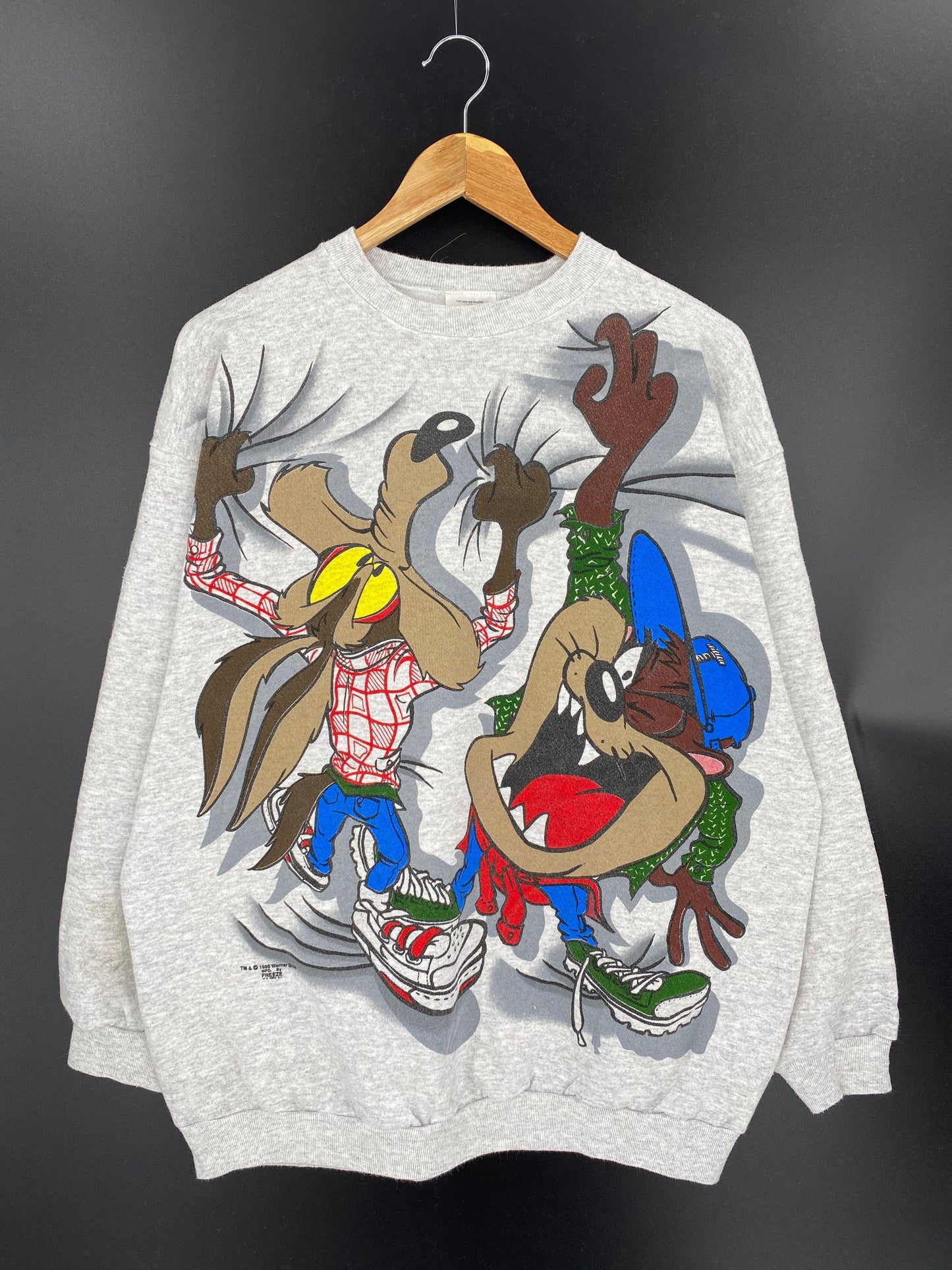 1995 LOONEY TUNES Made in USA Size XL Vintage Sweat-shirt / A8971