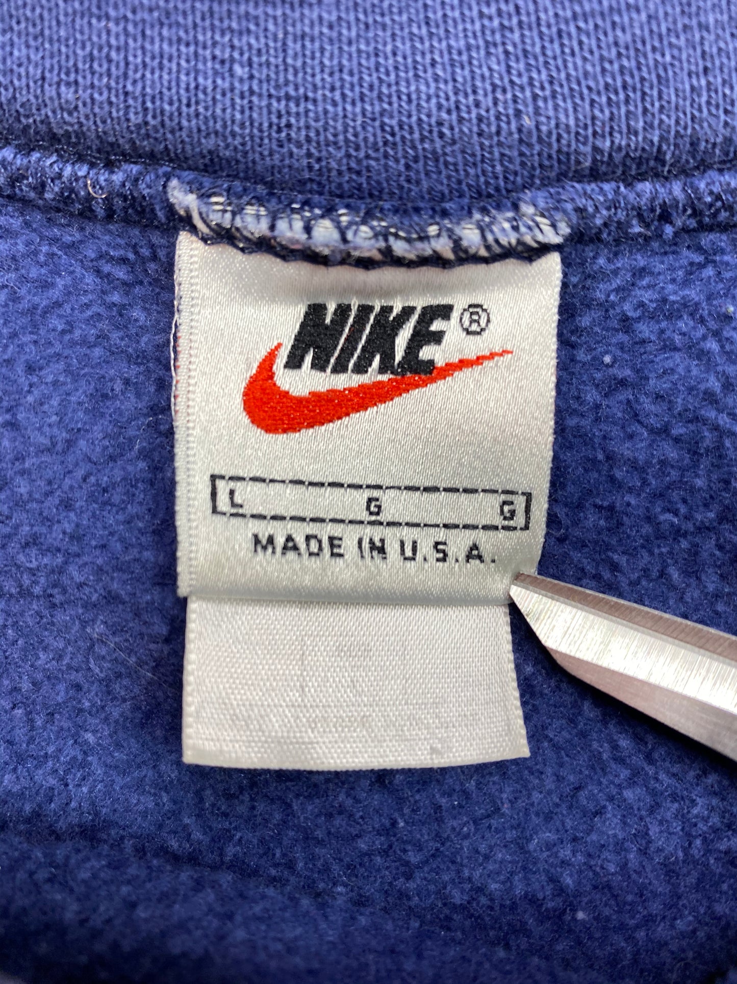90’s NIKE x BEARS Made in USA Size L Vintage NFL Hoodie Sweat-Shirt / 5361