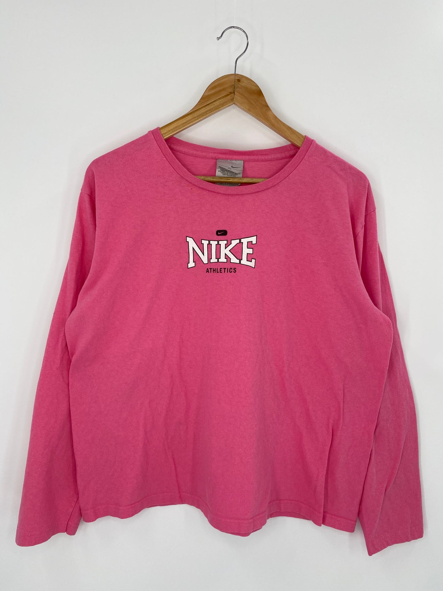 00’ NIKE ATHLETICS Size Ladies XL Vintage Long Sleeve T-shirt  / 7430
