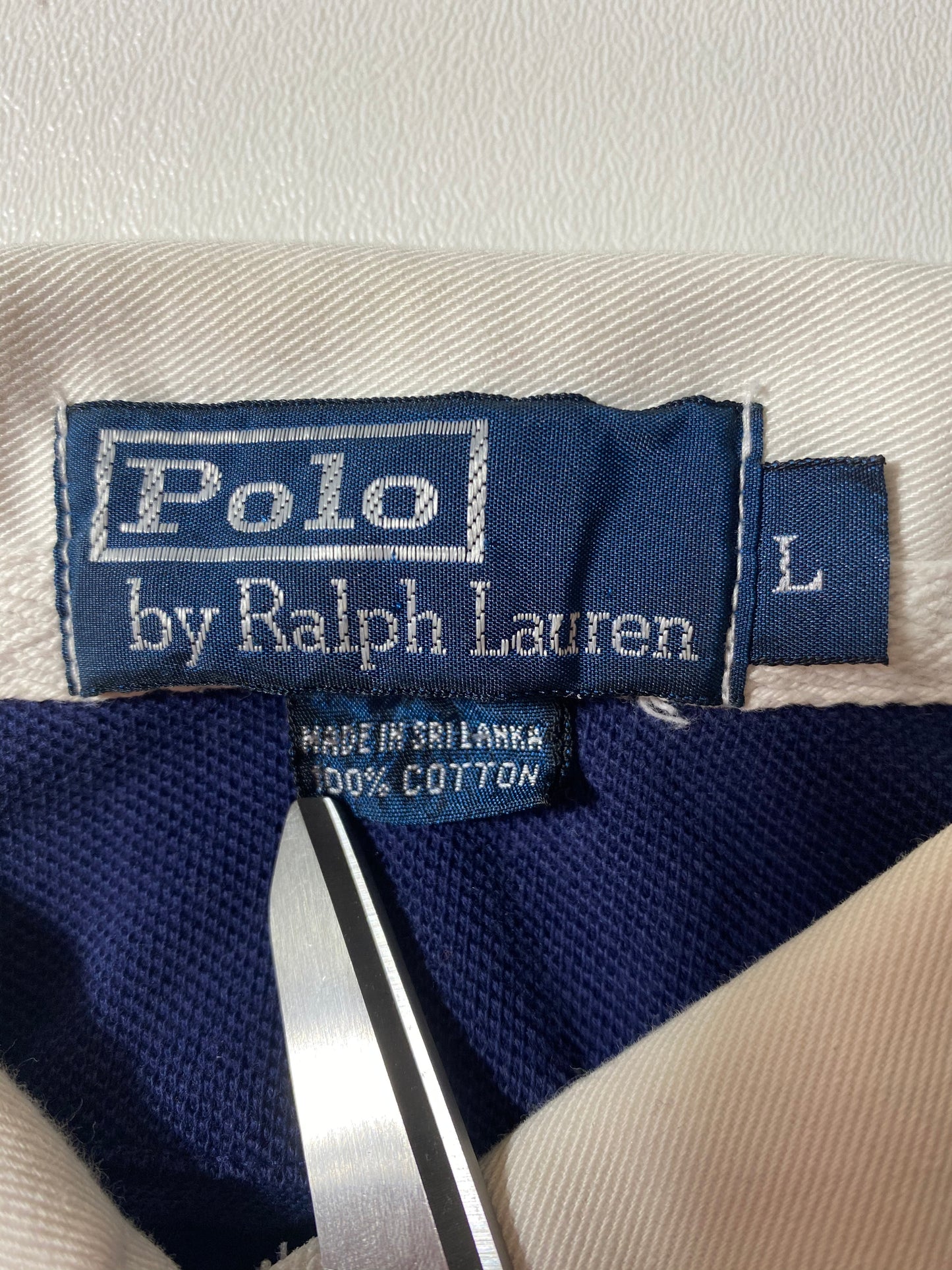 Polo Ralph Lauren Size L Vintage Button Down Long Sleeve Shirt / 8067