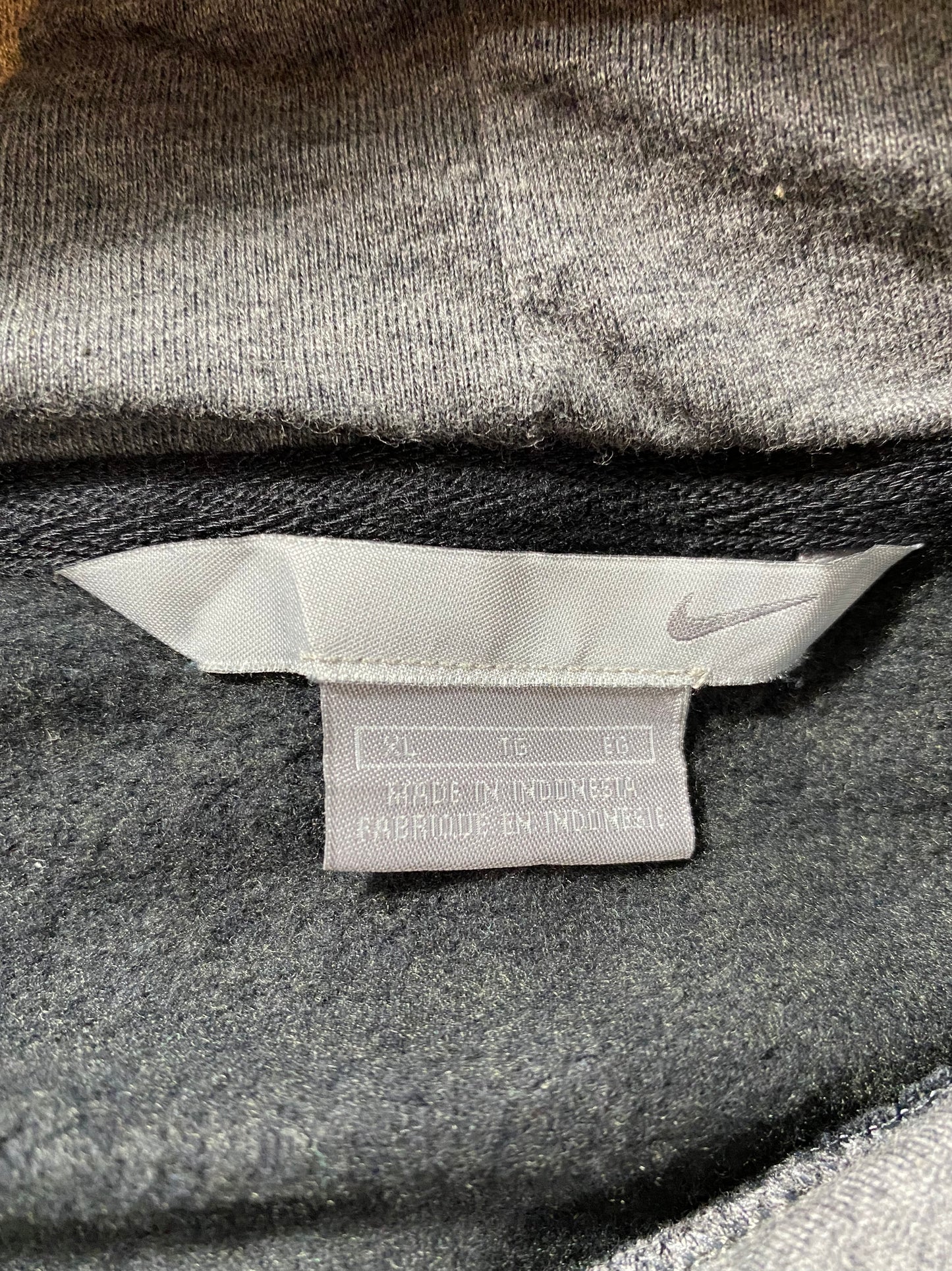00' NIKE MINI SWOOSH Size XL Vintage Hoodie Sweat-Shirt / k1502