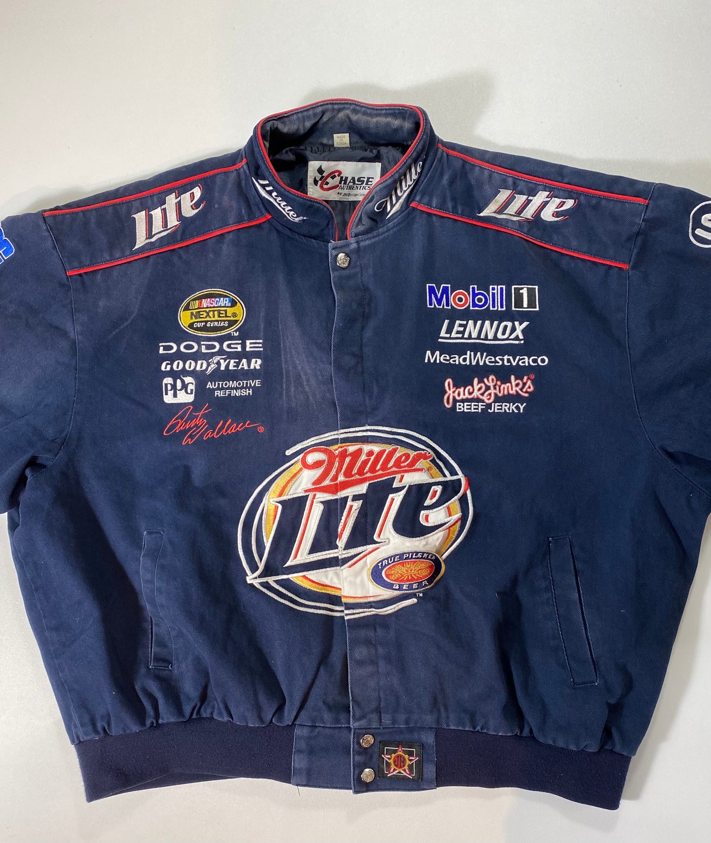 Vintage MILLER LITE Size No Tag (Approx. L) Racing Jacket / 7092
