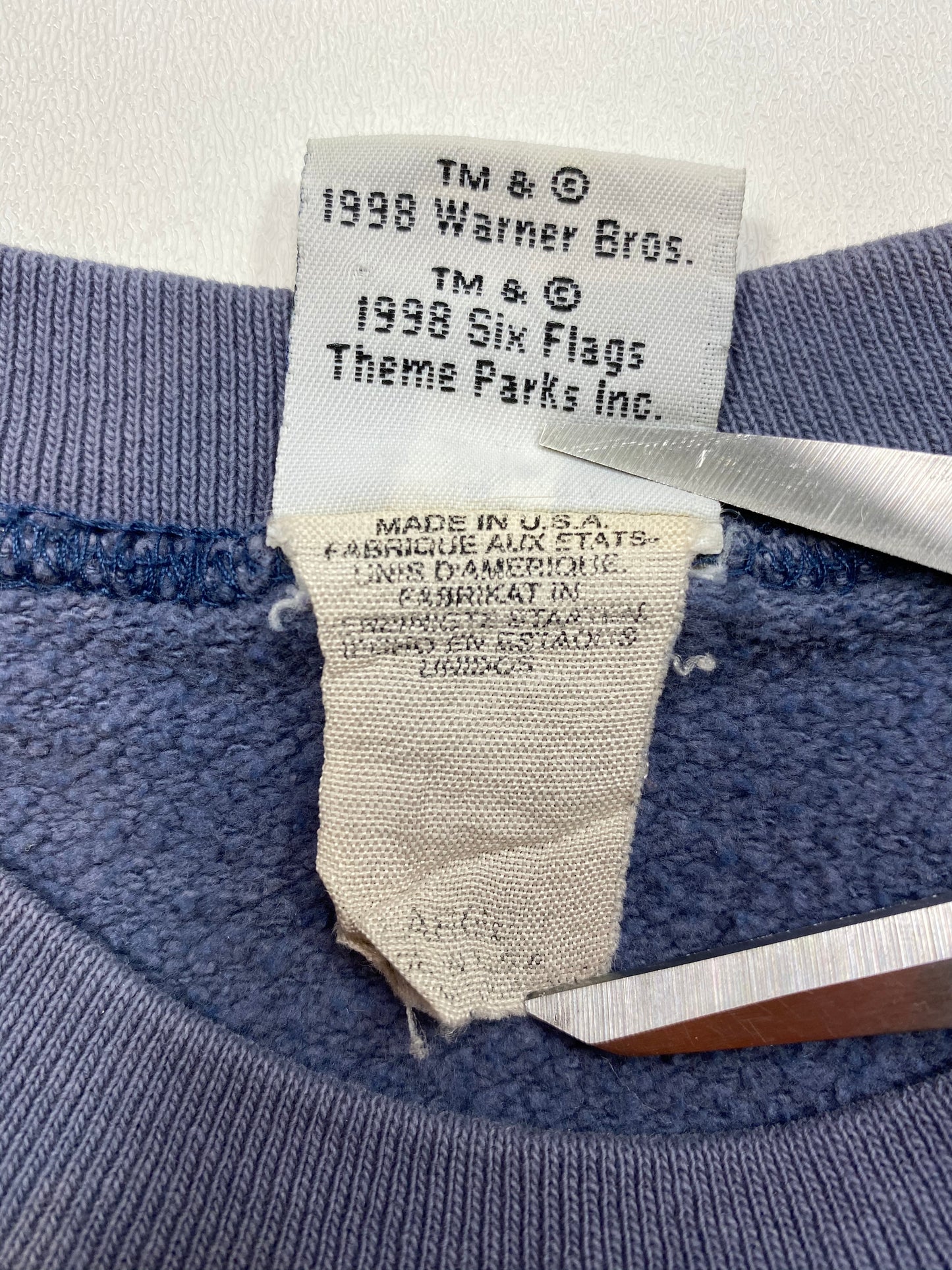 1998 Looney Tunes Made in USA Size L Vintage Sweat-Shirt / 5514