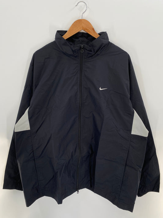 00’ NIKE Size XL Vintage Zip-up Nylon Jacket/ k3327