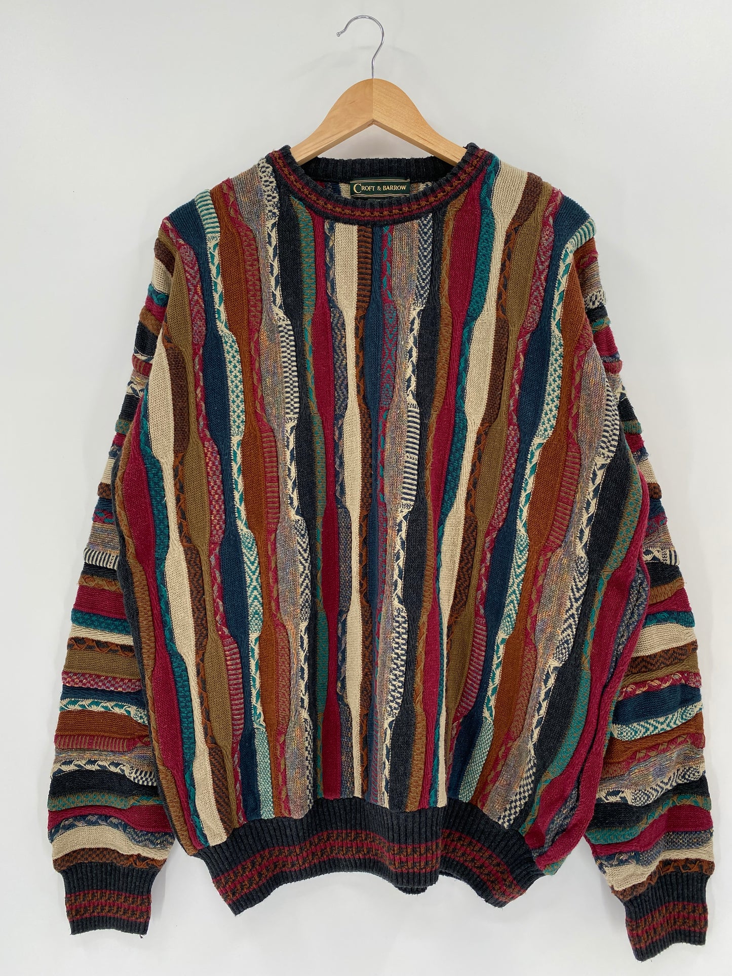 Vintage 3D COOGI- Style Size No tag(Approx.XL) Knit Sweater / K1518