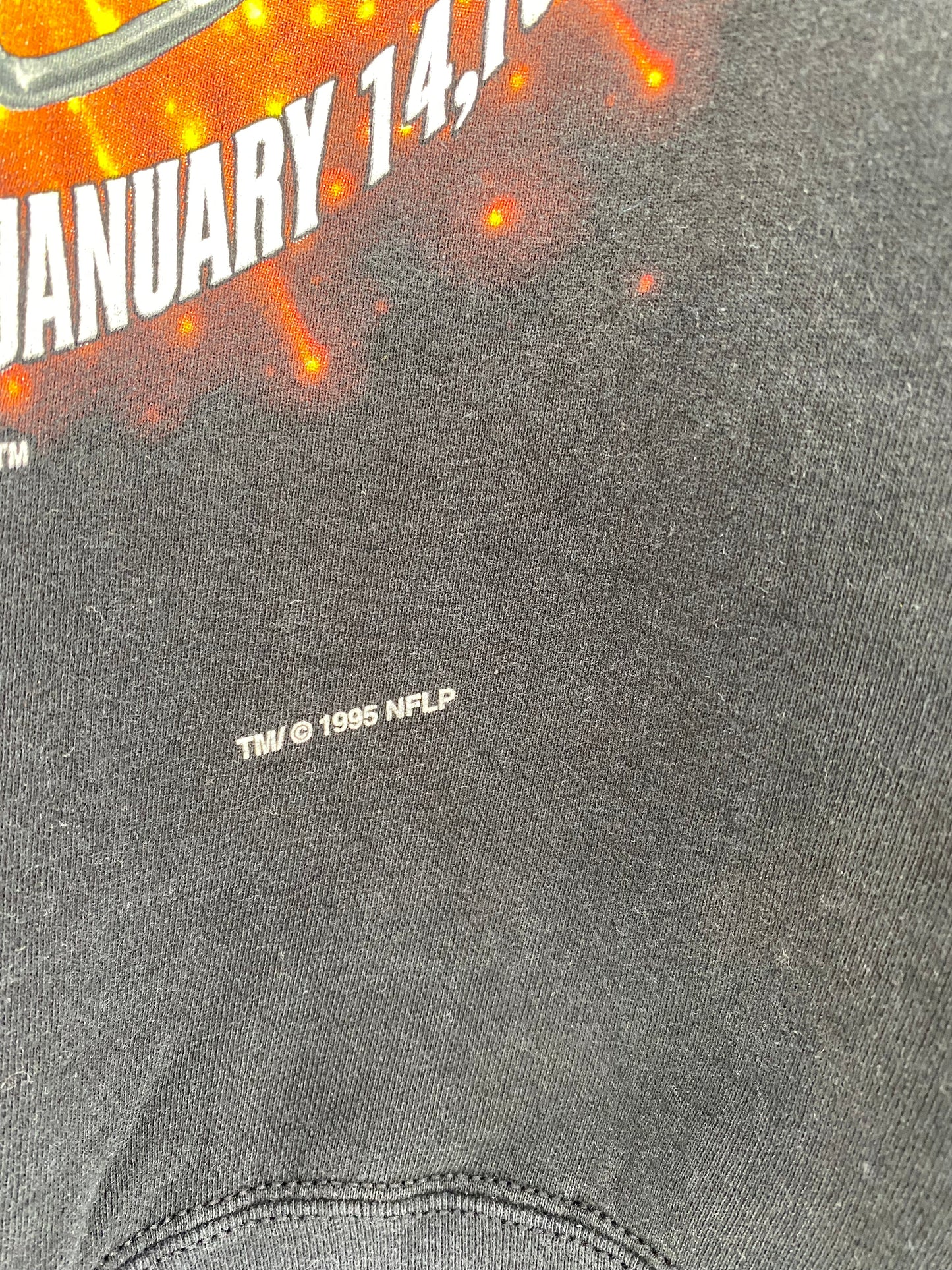 1995 SALEM x NFC CHAMPIONSHIP Made in USA Size L Vintage NFL Sweat shirt / A6559