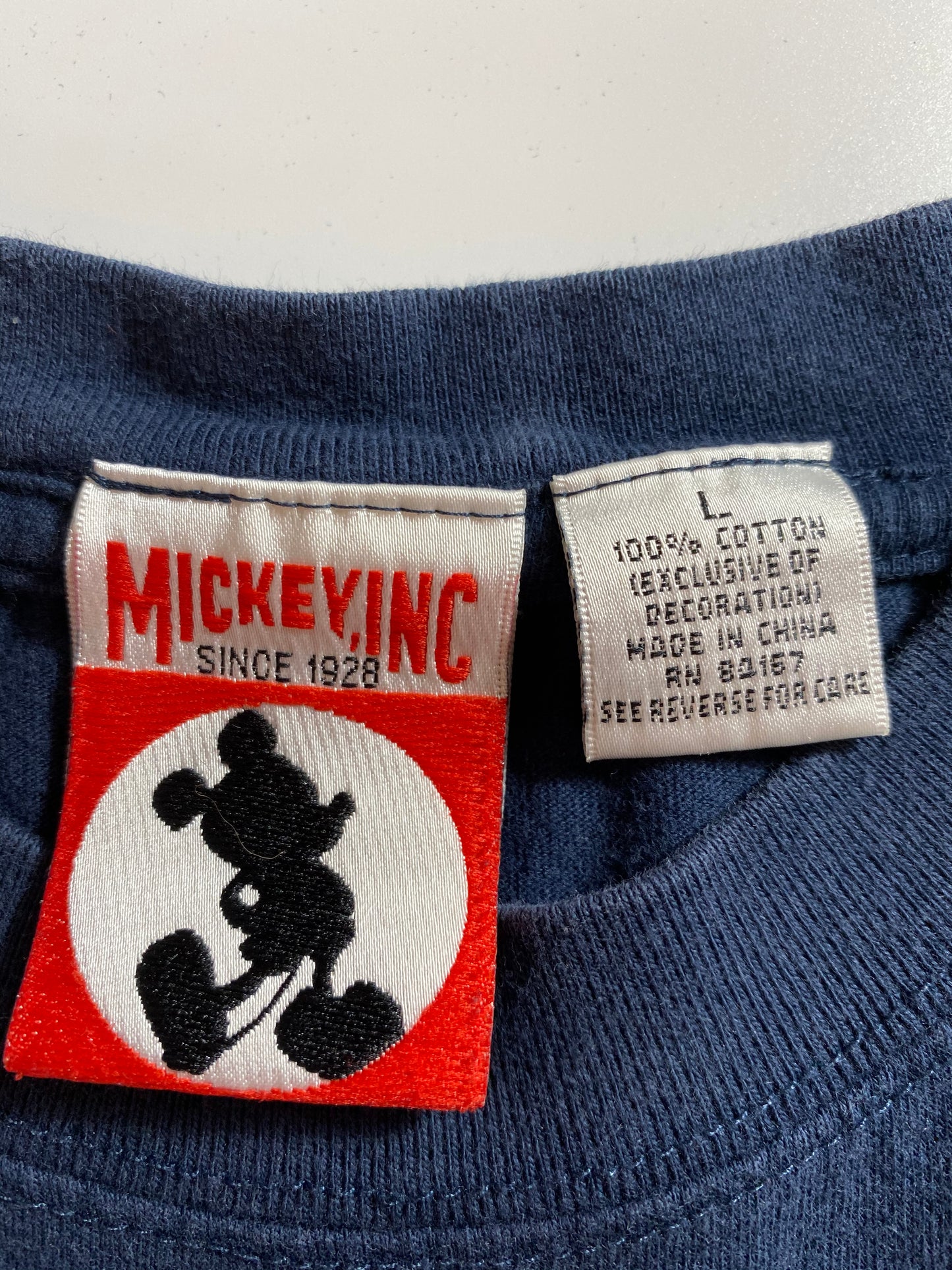 00’ DISNEY Size L Vintage T-Shirt / 8596