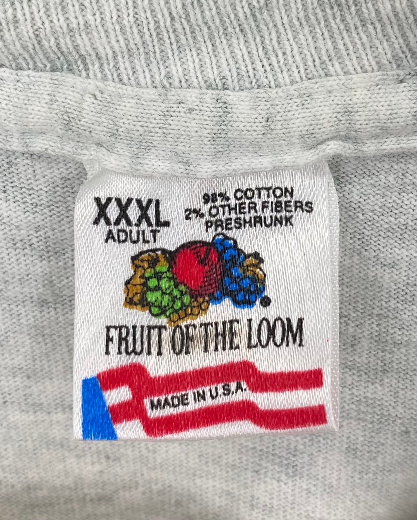 1991-1992 CHICAGO BULLS Made in USA Size XXXL Vintage T-shirt / 7729