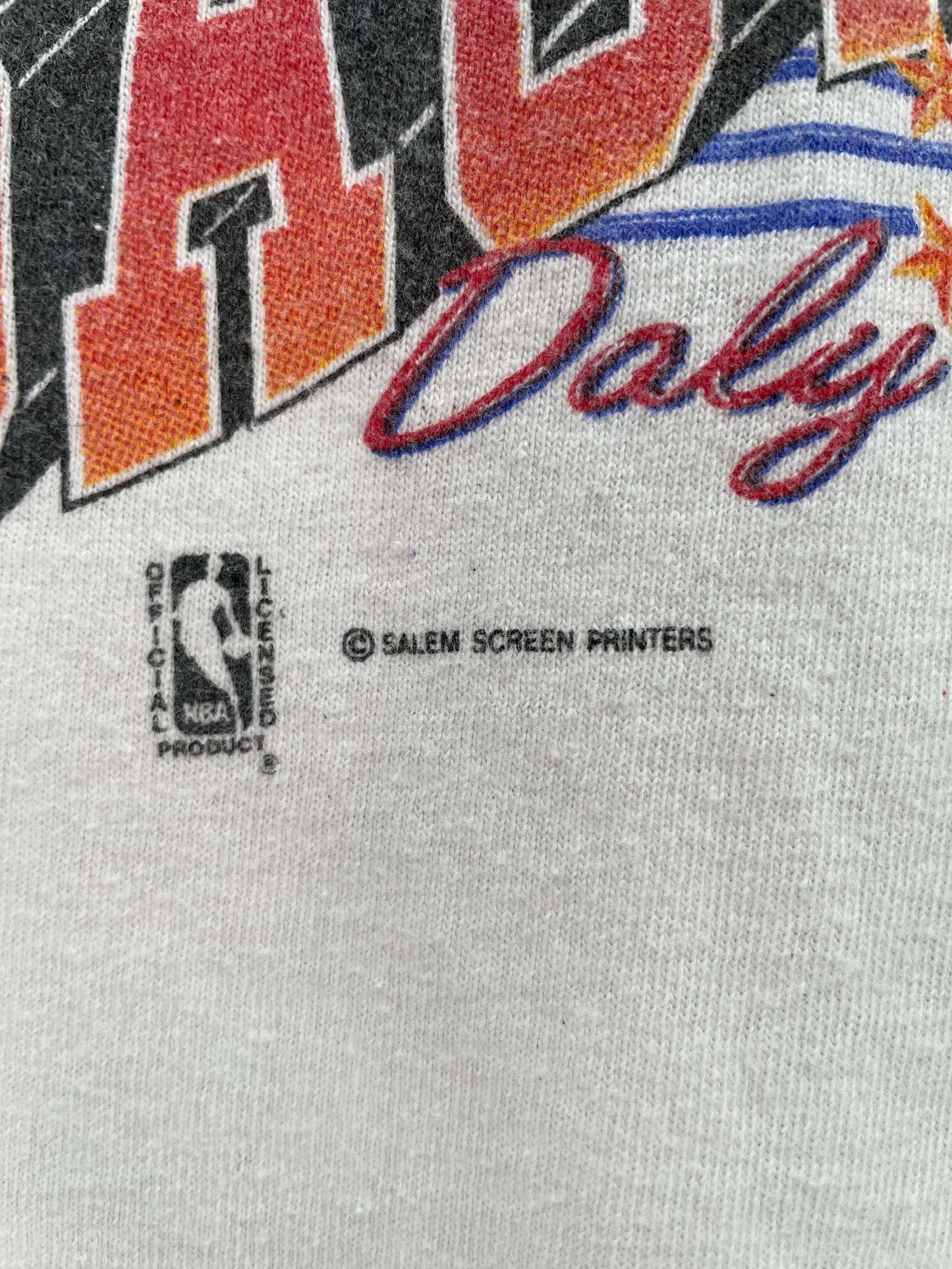 1990' WORLD CHAMPS  Made in USA Size XL Vintage NBA T-Shirt / K1482