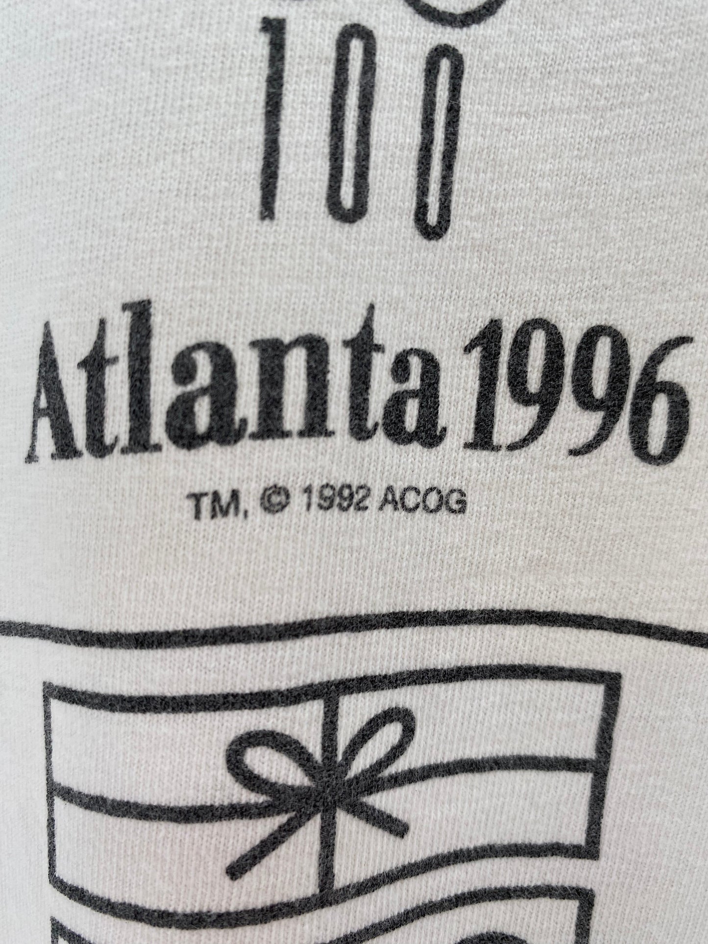 1996 ATLANTA OLYMPICS SIZE No tag (Approx.XL) Vintage T-Shirt / A2303