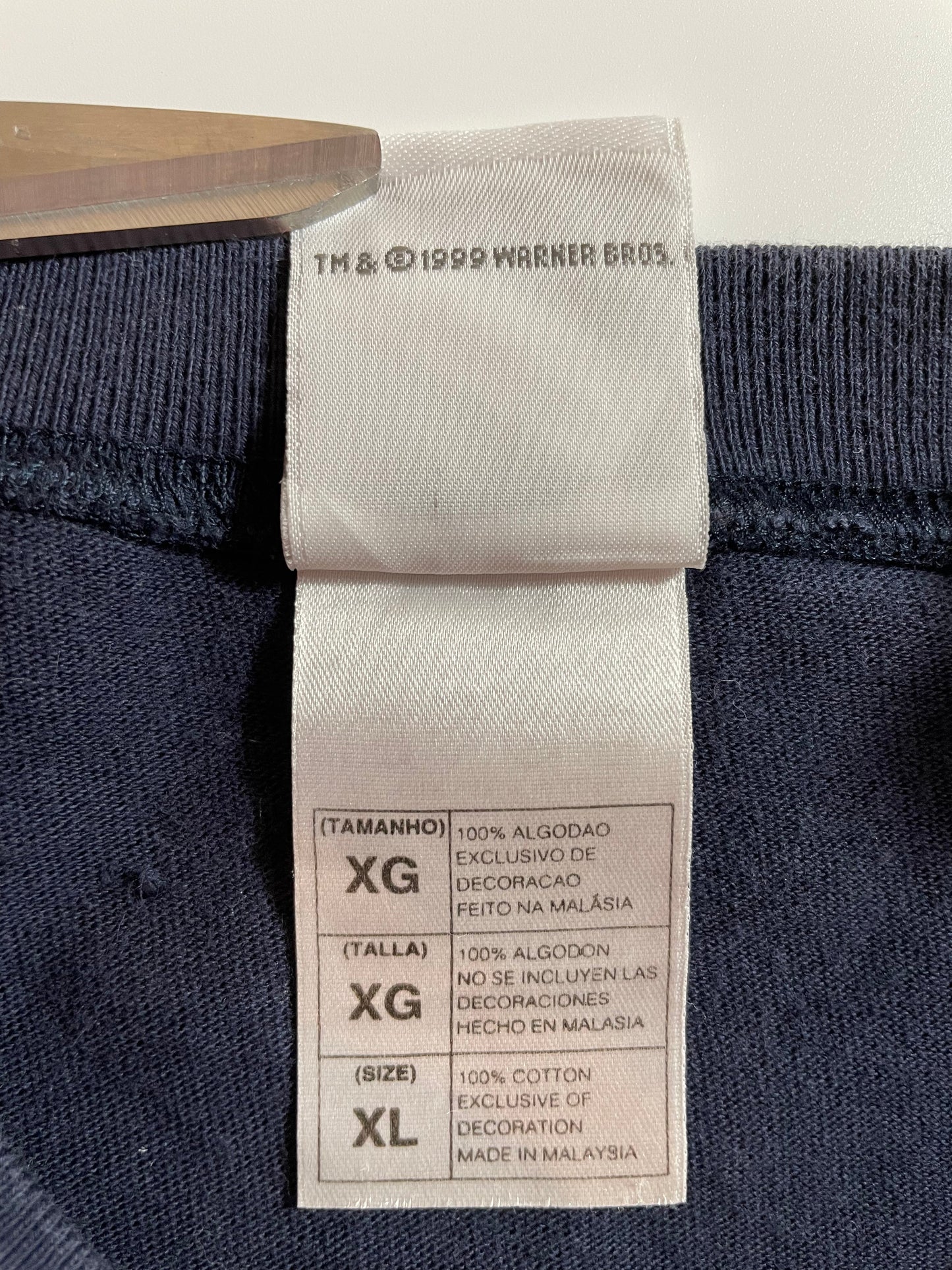 1999 LOONEY TUNES Size XL Vintage T-Shirt / A608