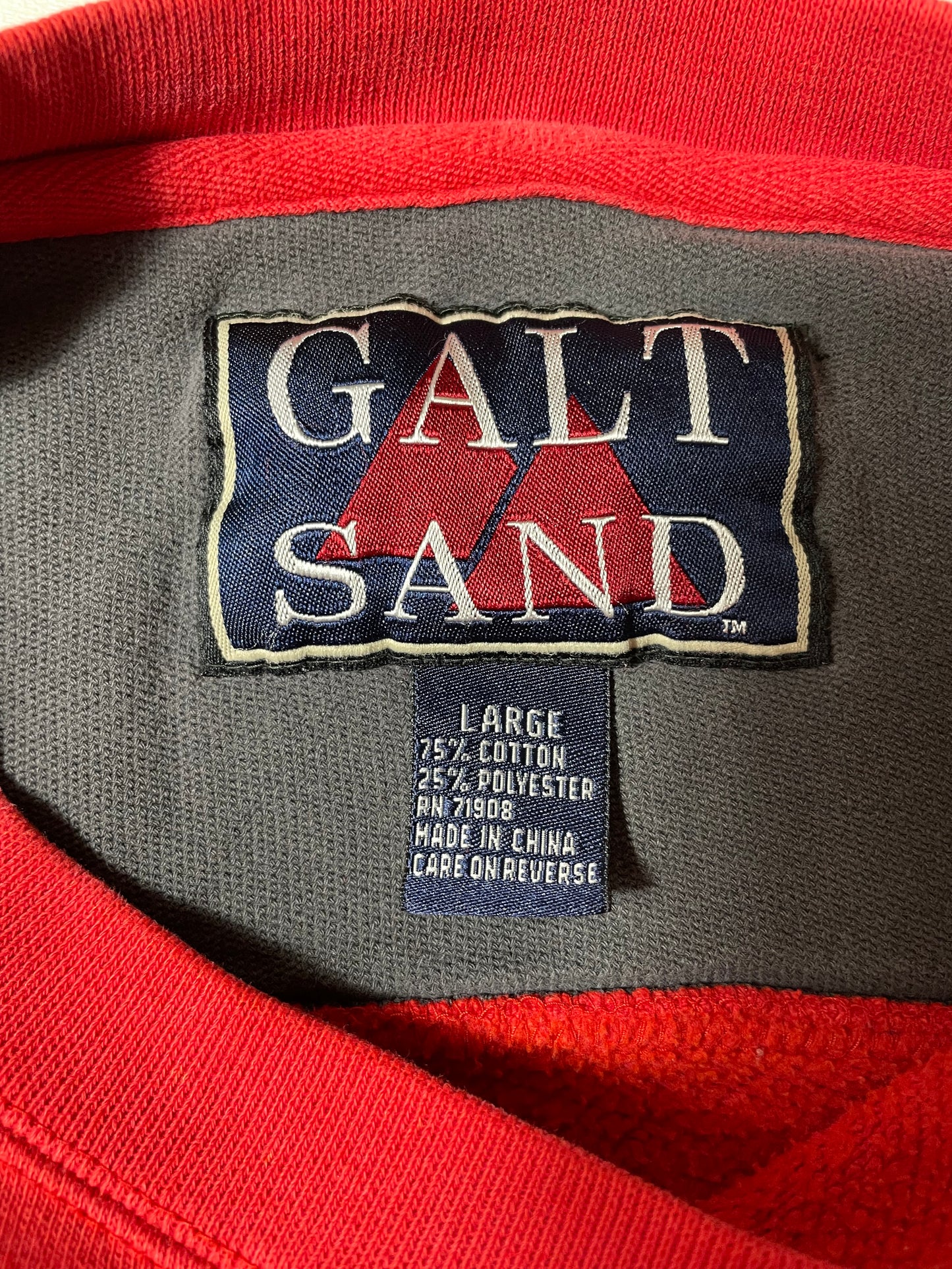 1995 GALT SAND Nebraska Cornhuskers Size L Vintage Sweat-shirt / K1445