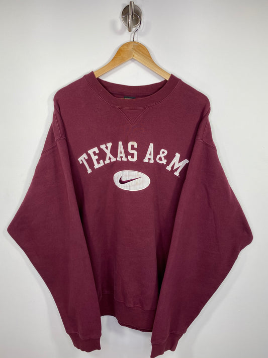 00’ NIKE TEXAS A&M Size XL Vintage Sweat-Shirt / 5275