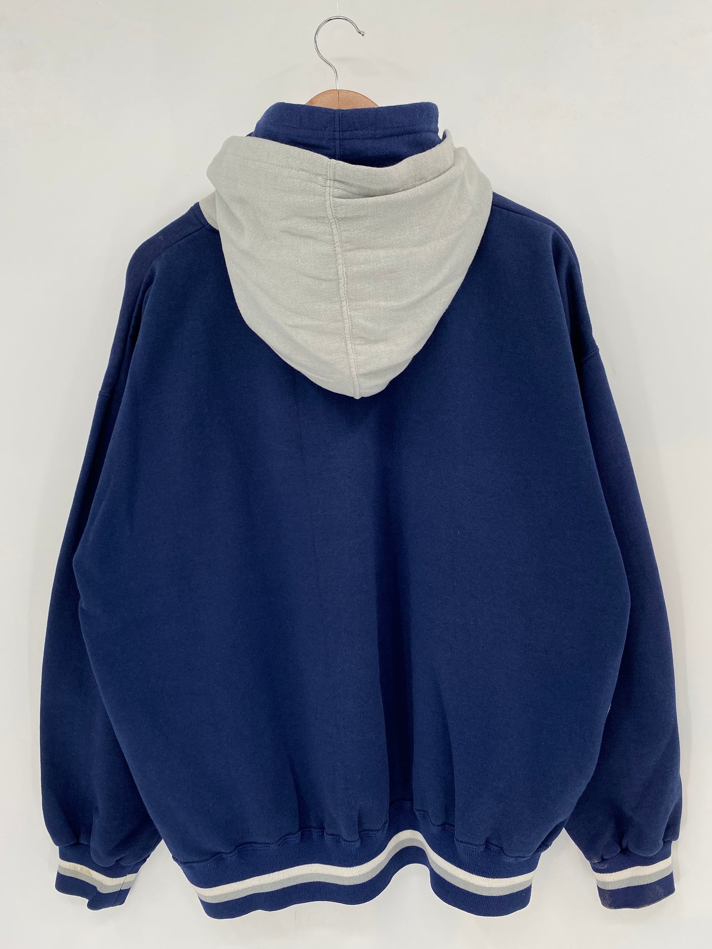 90’s STARTER x GEORGETOWN Size XL Double Hoodie Sweat shirt / K3418