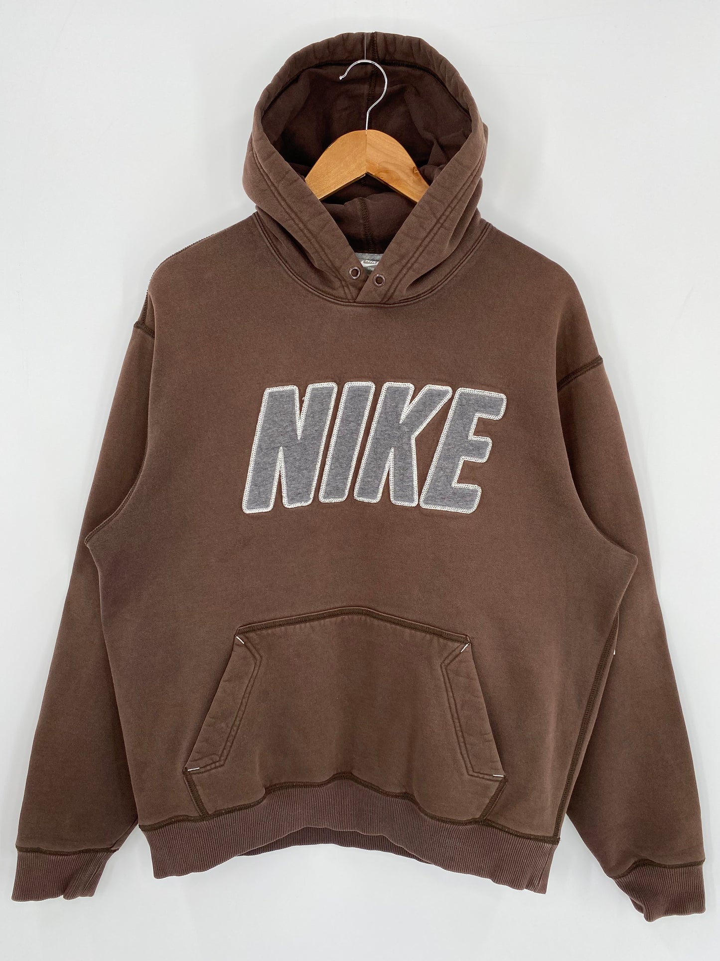00’ NIKE Size L Vintage Hoodie Sweat-Shirt / K767