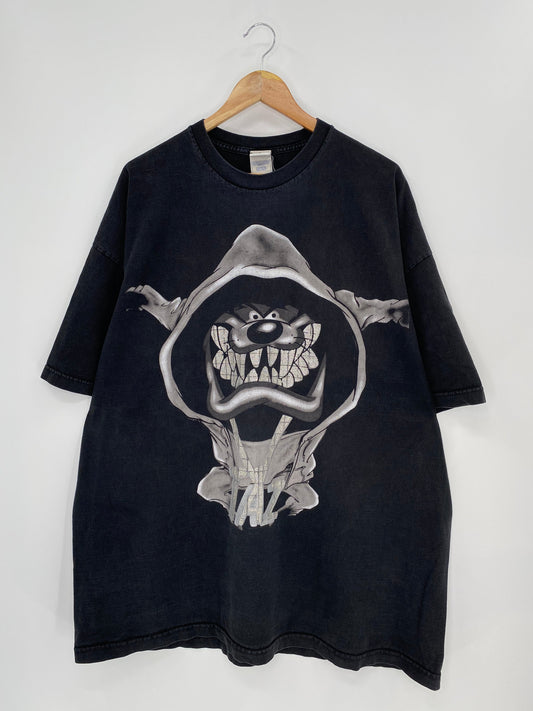 00' LOONEY TUNES TAZ Size XXXL Vintage T-Shirt / K9083