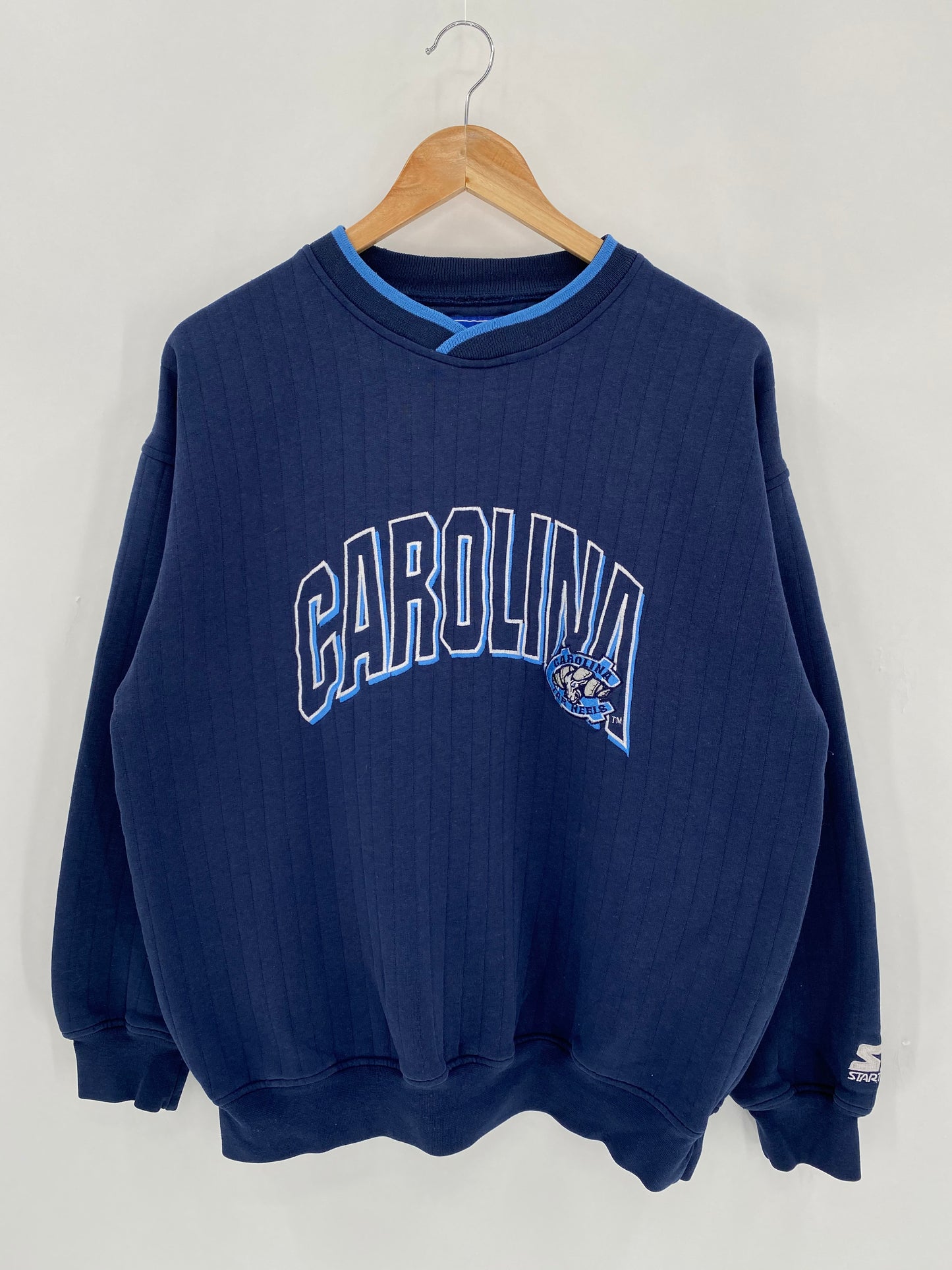 90’s STARTER Carolina Tar Heels Size L Vintage Sweat-Shirt  / 6441