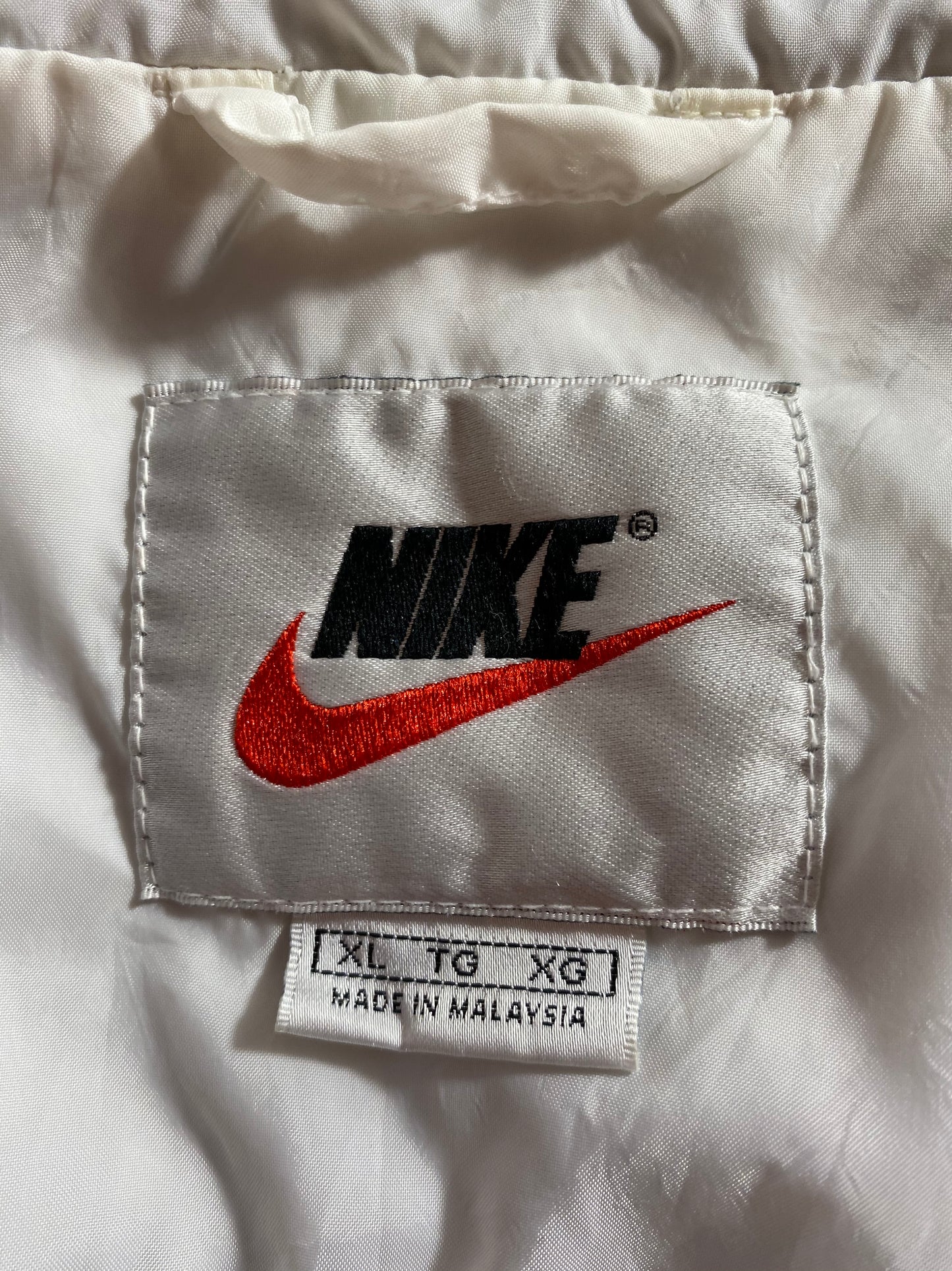 90’s NIKE Size XL Vintage Zip-up Nylon Jacket / 8105