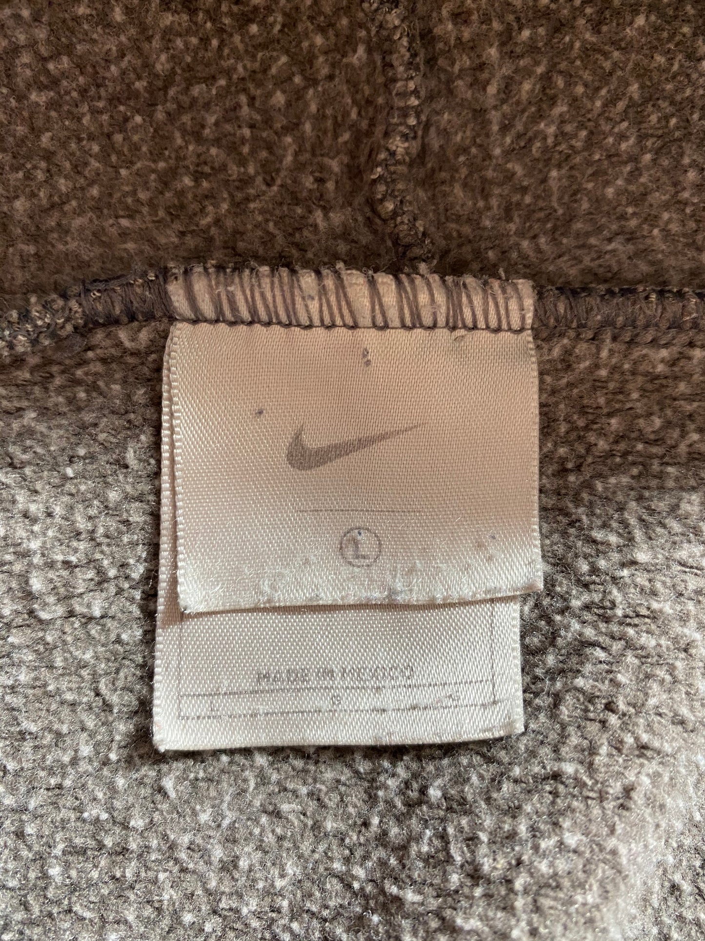 00’ NIKE Center Swoosh Size L Vintage Hoodie Sweat-shirt /9086