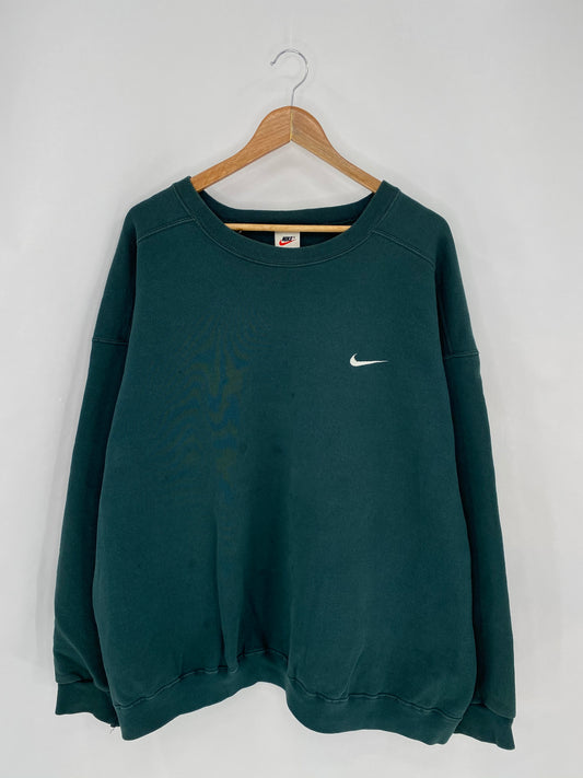 90’s NIKE Mini Swoosh Size XXL Vintage Sweat-shirt  / 7488