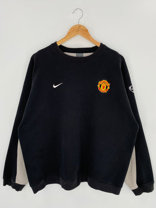 00’ NIKE Manchester United Size XL Vintage Sweat-shirt / 7473
