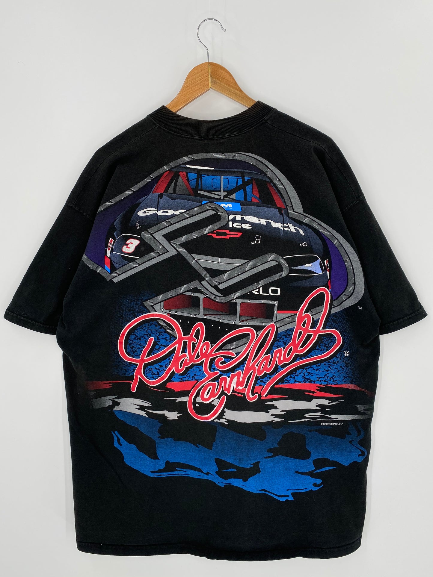 90’s THE MAN Made in USA Size XXL Vintage T-shirt / 7348