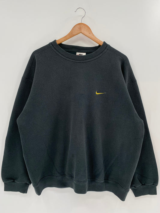 90’s NIKE MINI SWOOSH Size L Vintage Sweat-shirt / K253