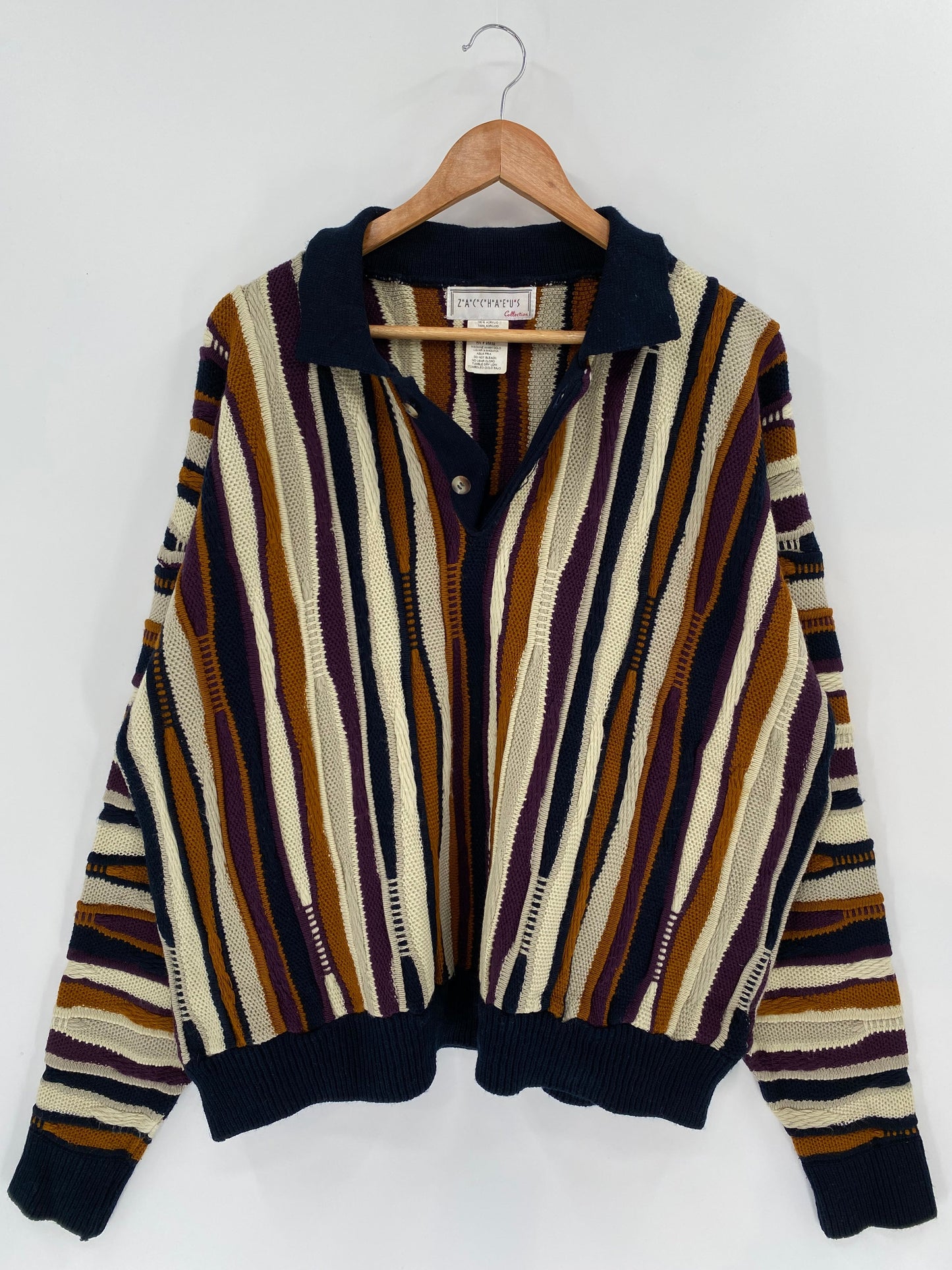 Vintage 3D COOGI- Style Size L Knit Sweater / A2558