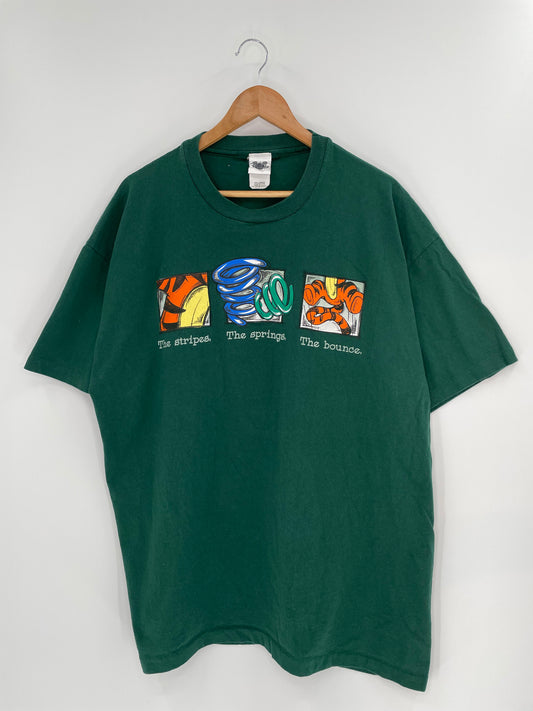 00’ DISNEY TIGGER MADE IN USA Size XXL Vintage T- Shirts / 9688