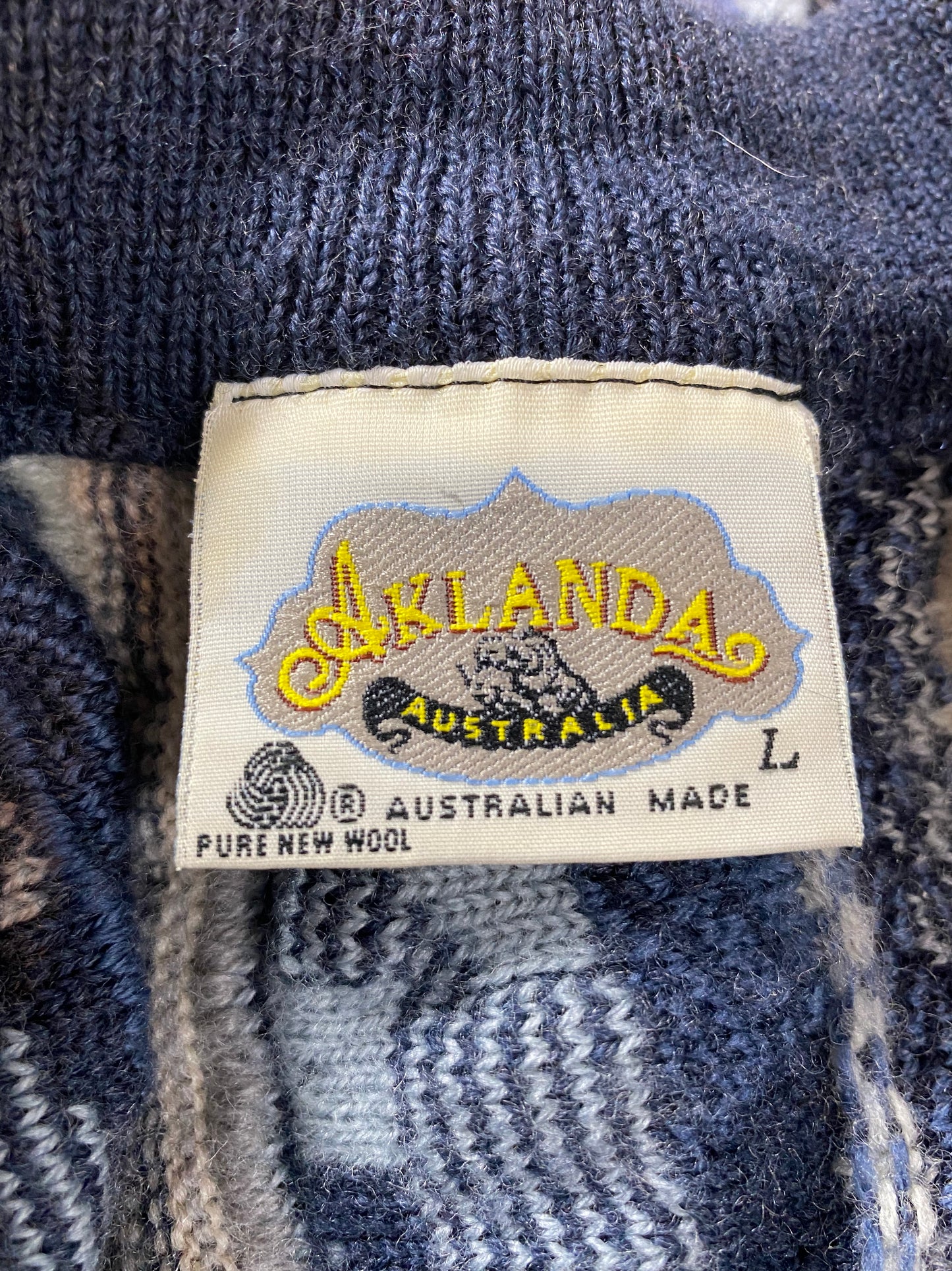 Vintage 3D COOGI- Style Size L Knit Sweater / K2786