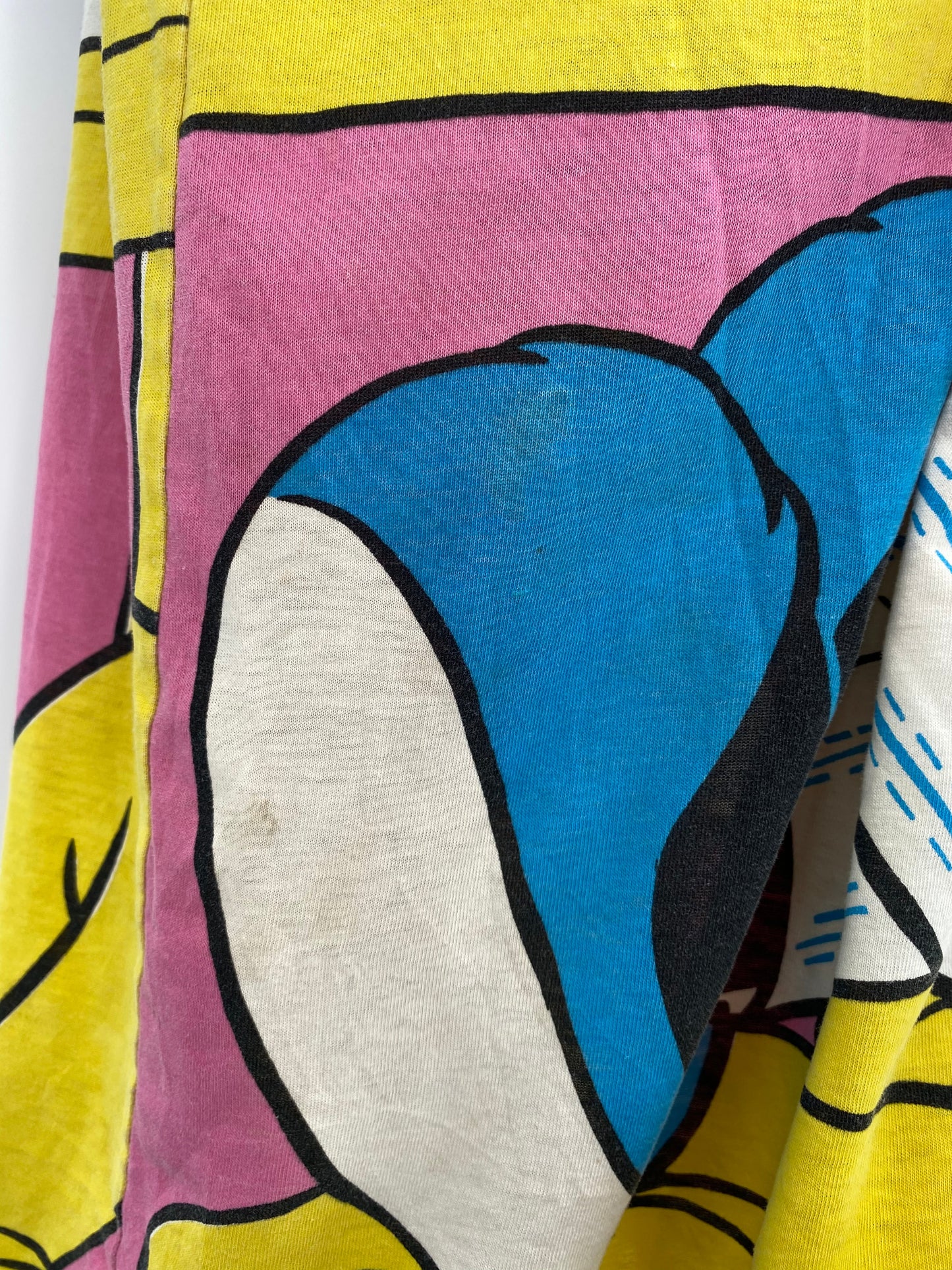 90’s DISNEY MICKEY AND MINNIE Size No Tag (Approx. XXL) Vintage T-Shirt / K6875