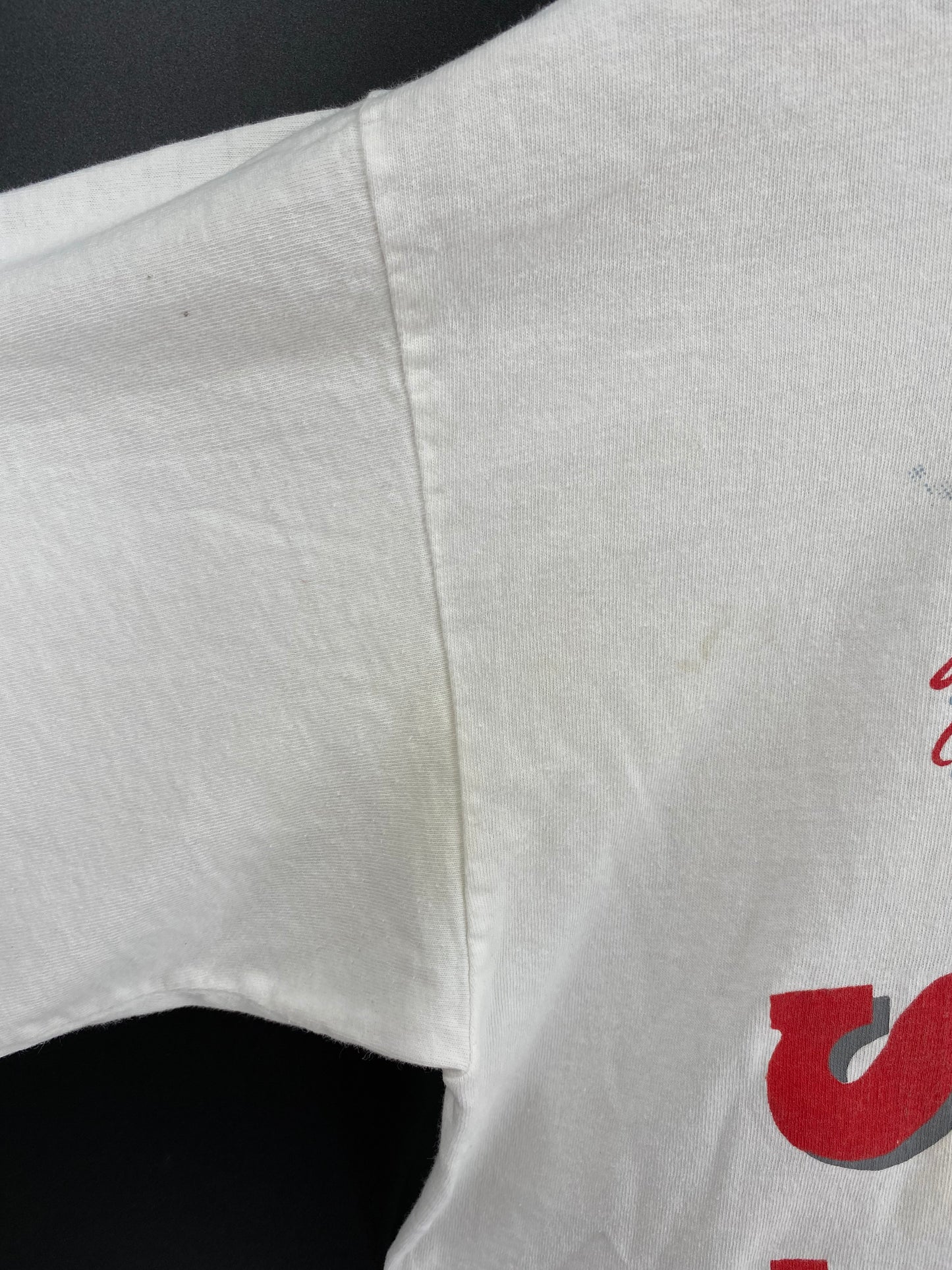 90’s CHICAGO BULLS All Over Print Size XL NBA T-Shirt / K1870