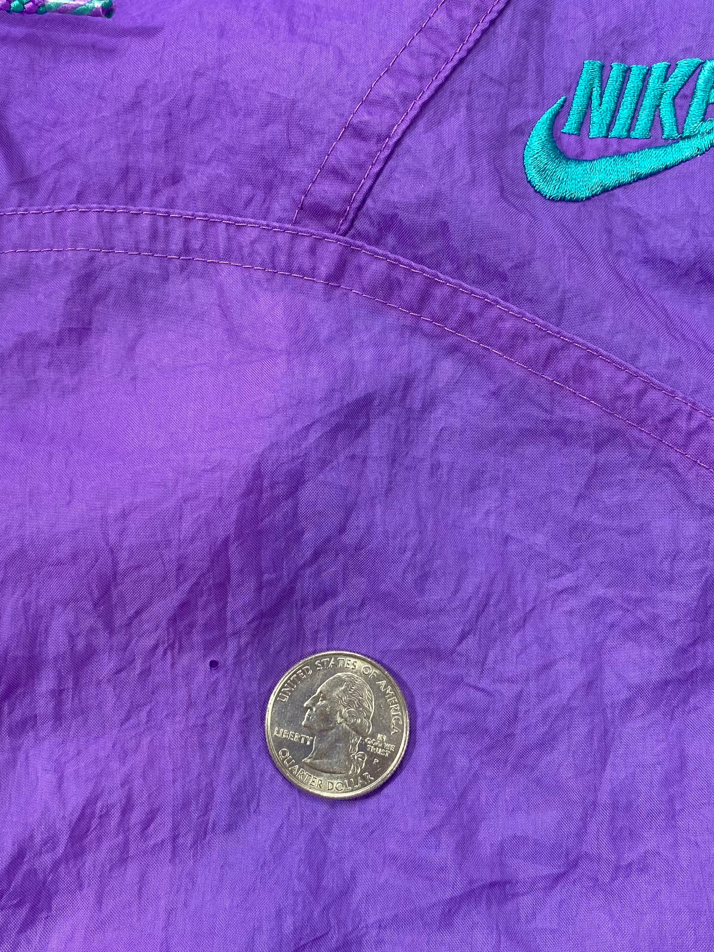 90's NIKE Size Ladies L Vintage Nylon Jacket / 6297