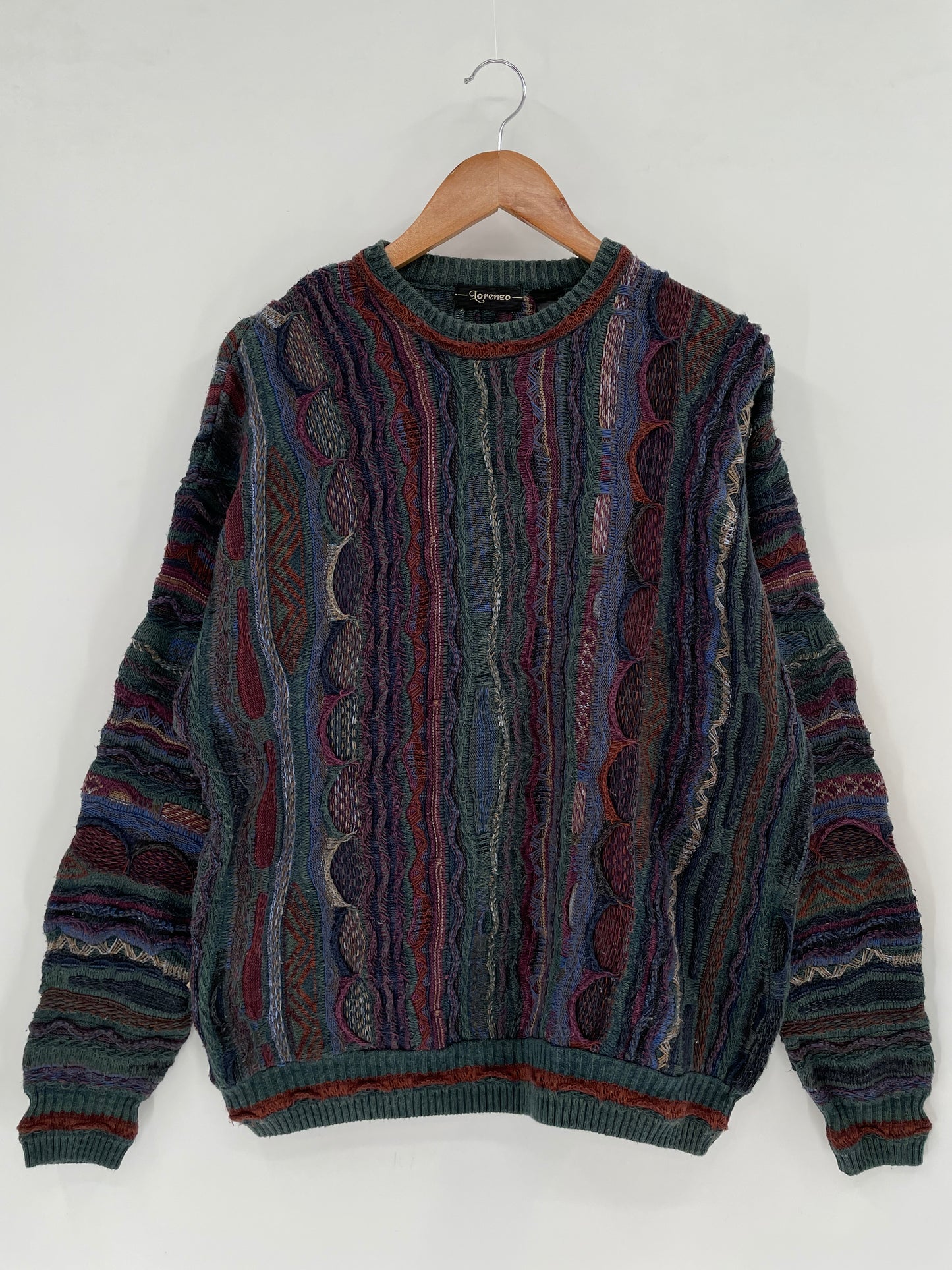 Vintage 3D COOGI- Style Approx. Size L Knit Sweater / K1740