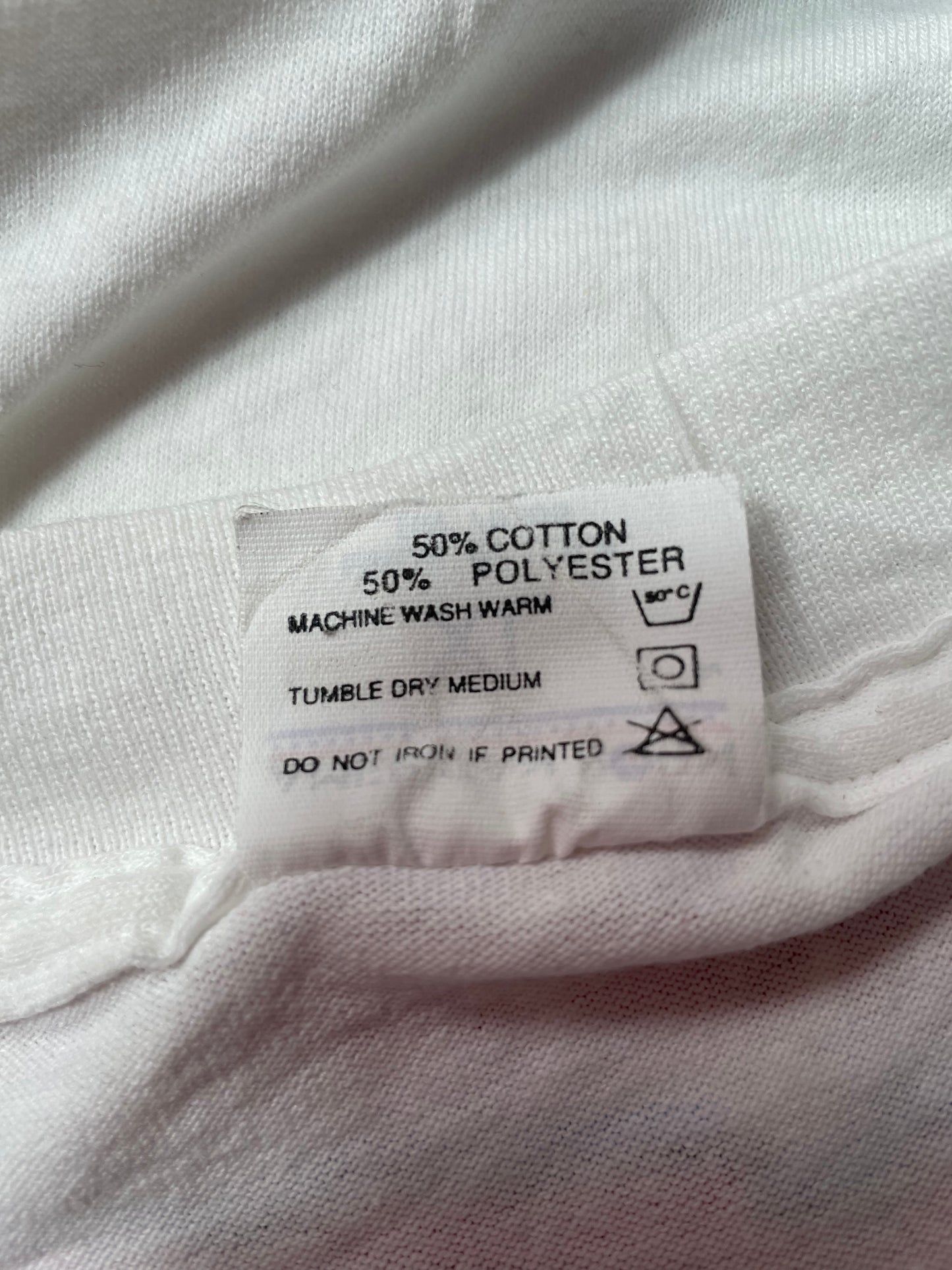 1993 NASCAR WINSTON CUP SERIES POCONO RACING Made in USA Size XL Vintage Racing T-shirt / K3350