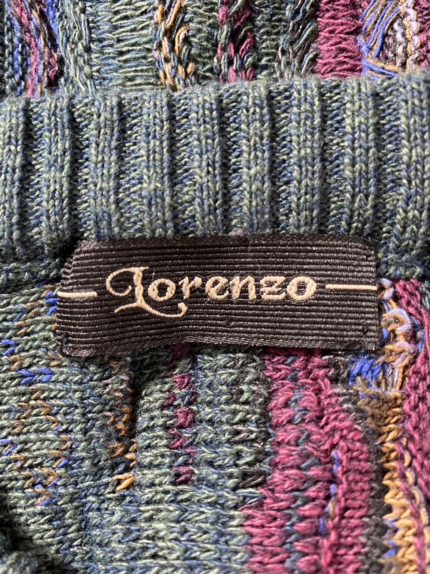 Vintage 3D COOGI- Style Size XL Knit Sweater / K1688